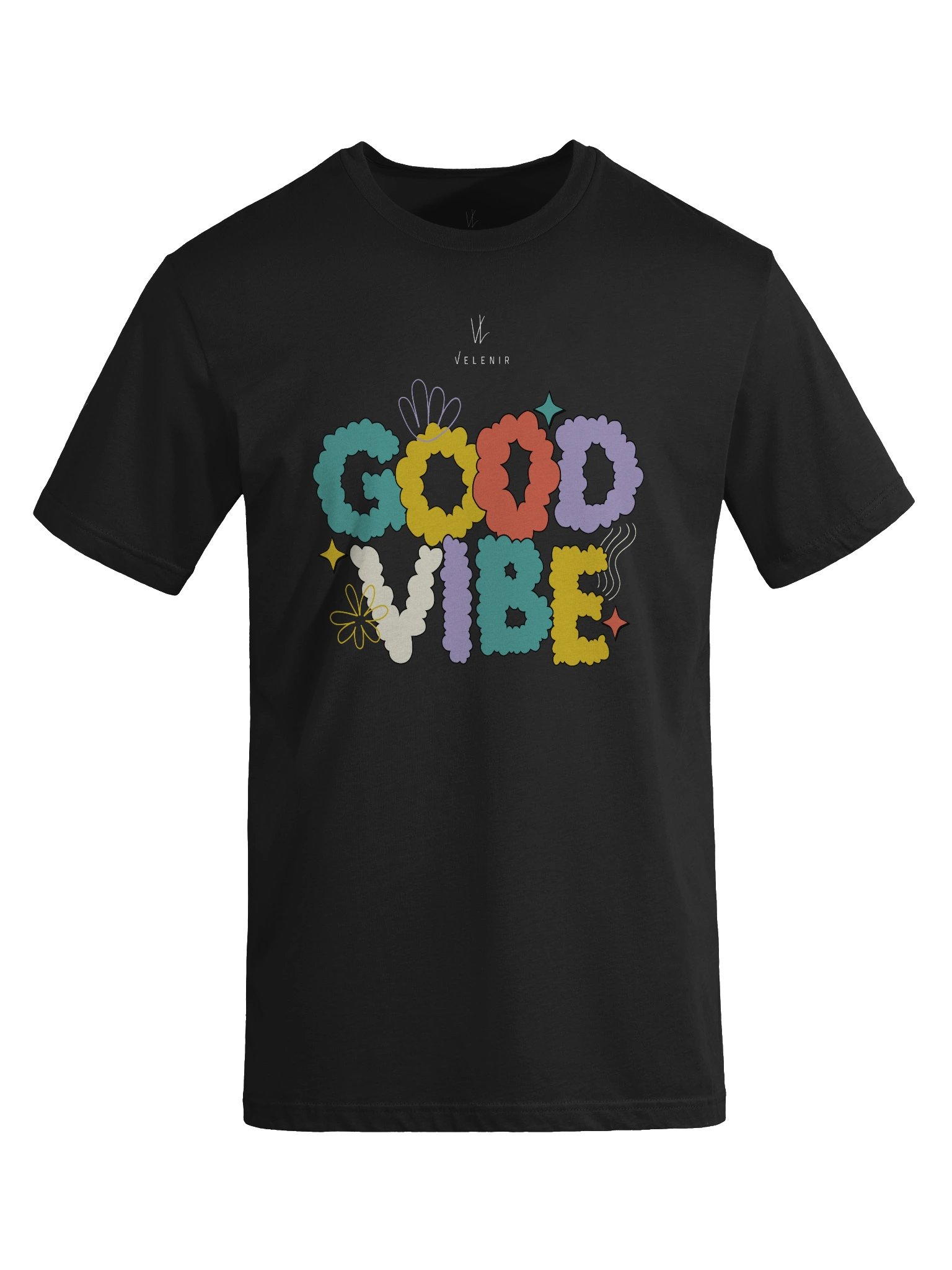 Velenir Good Vibes Womens Supersoft T-Shirt product image (8)