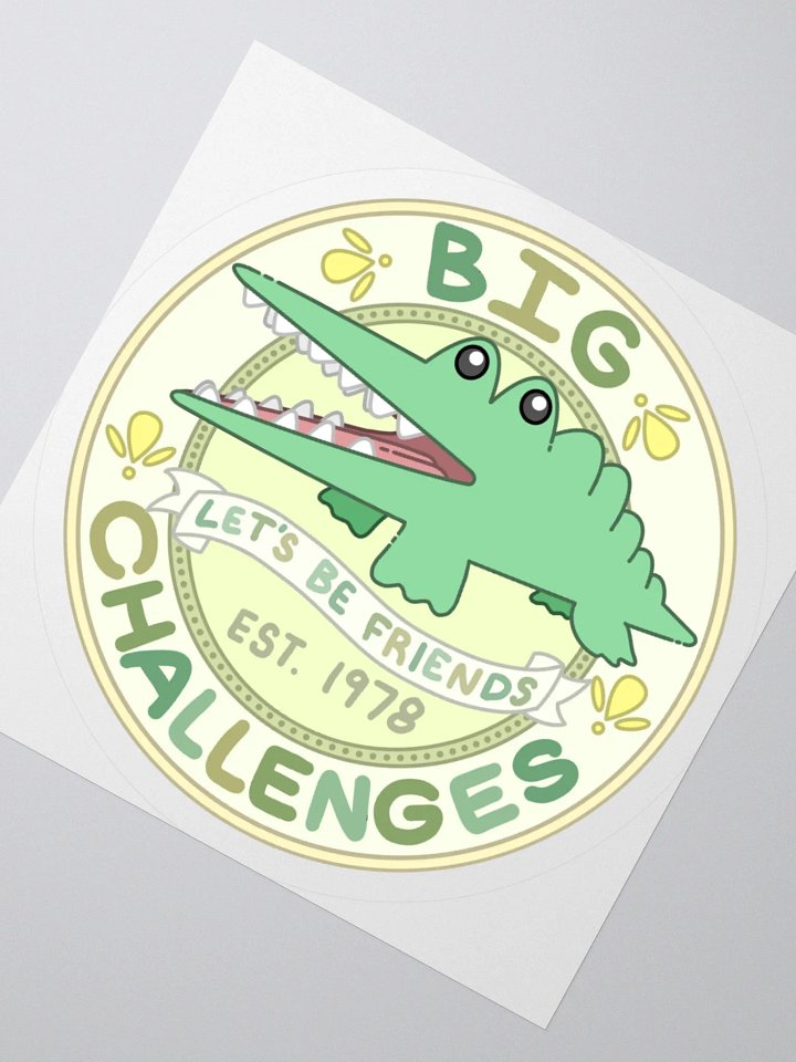 Lil Big Challenges Sticker product image (2)