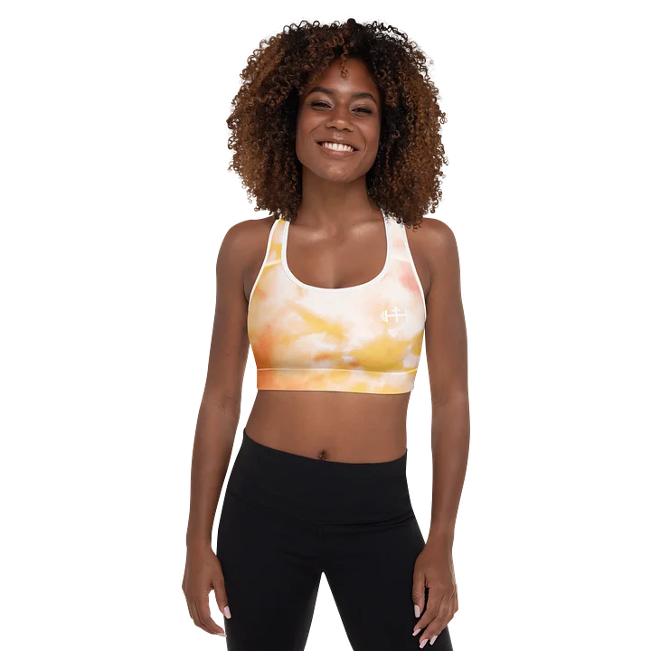 His House Womens Padded Sports Bra - Sunray product image (1)