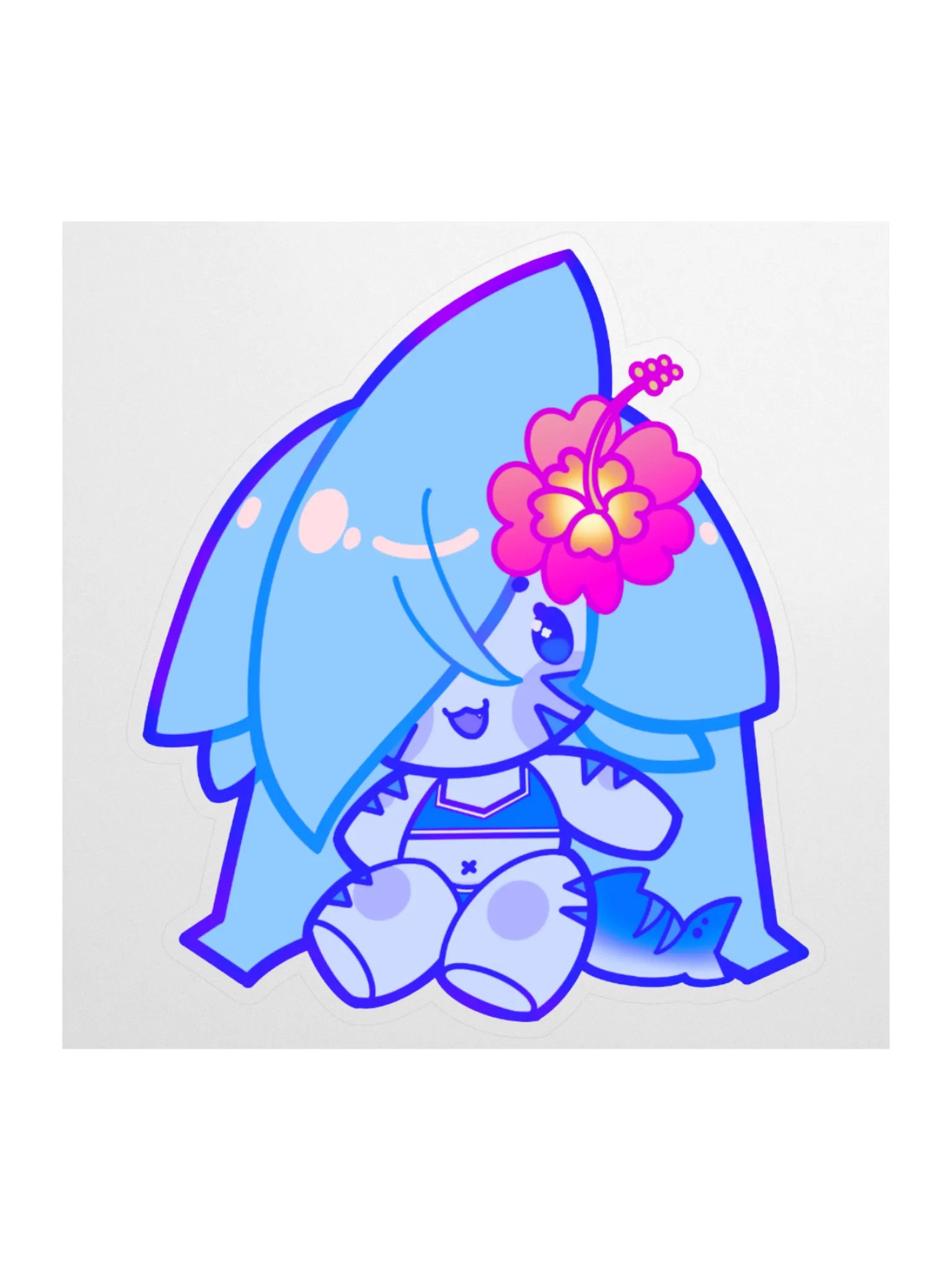 Marketable Plushie Sharky - Sticker product image (3)