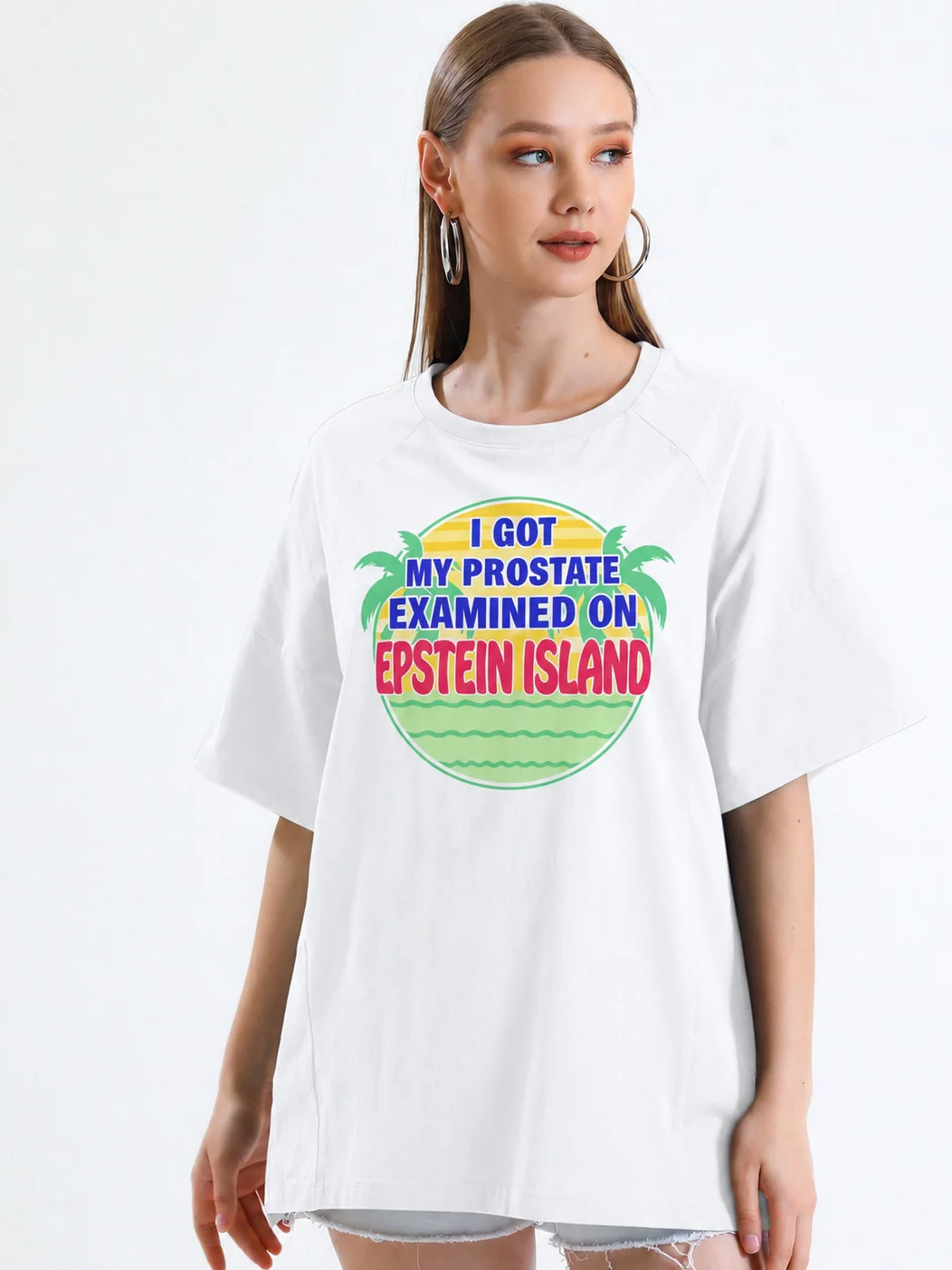 I Got My Prostate Examined On Epstein Island Funny Shirt product image (102)