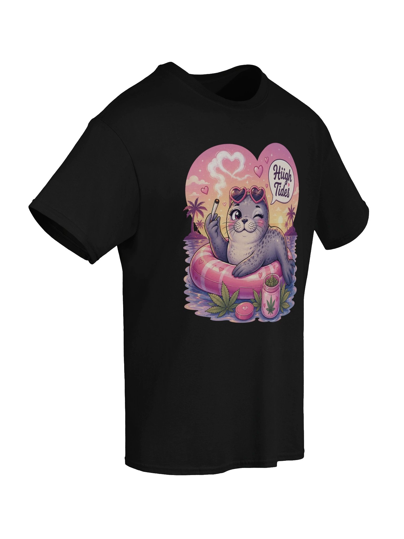 Hiigh Tides Seal Beach Graphic Tee product image (6)