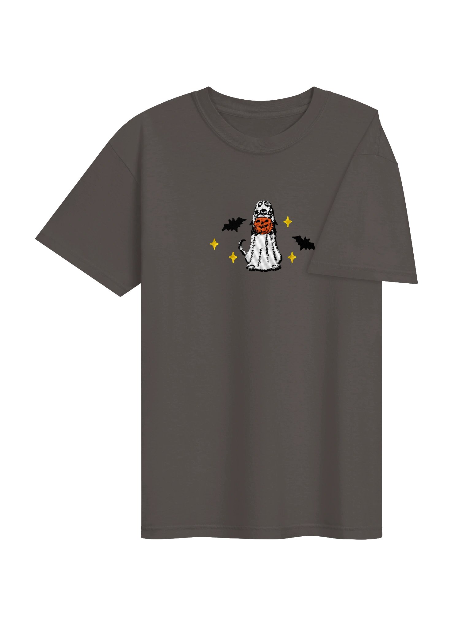 Halloween Saluki(White) Embroidered T-Shirt product image (19)
