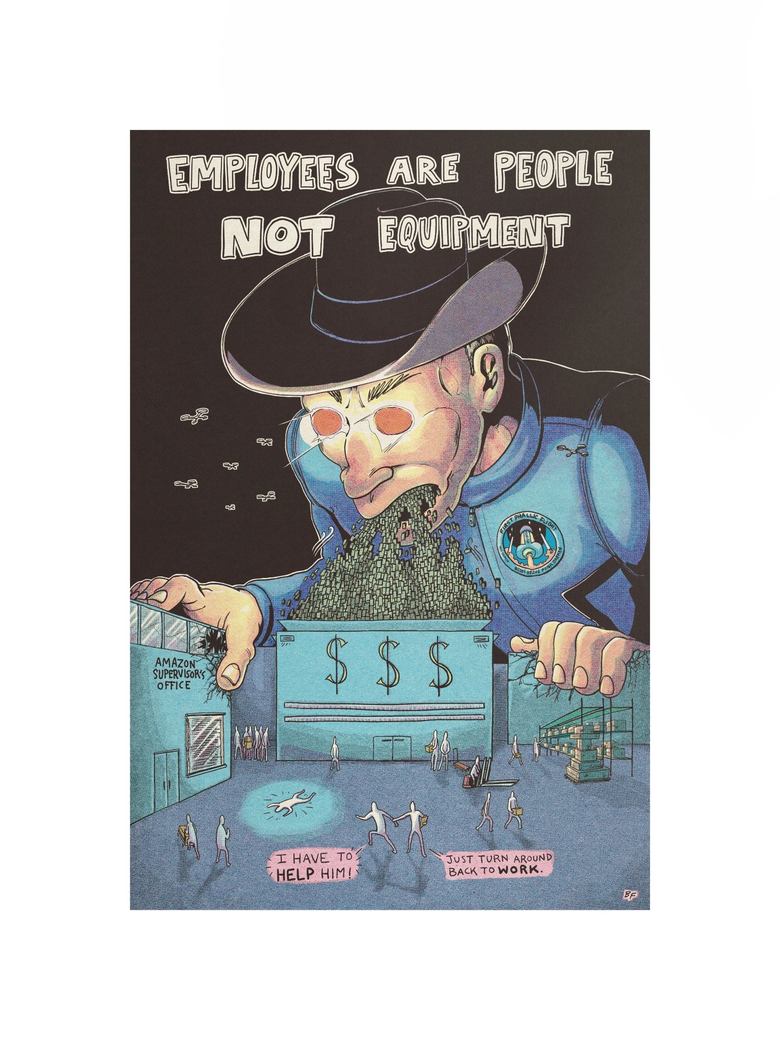 "Amazon Is A Deathtrap" Print product image (4)