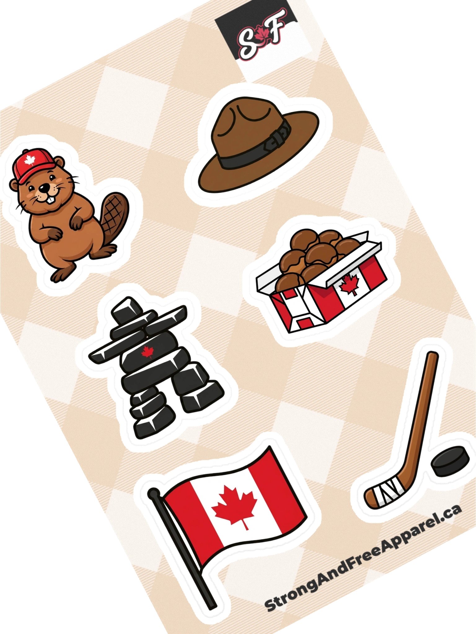 Canada Icons Kiss Cut Sticker Sheet #2 product image (1)