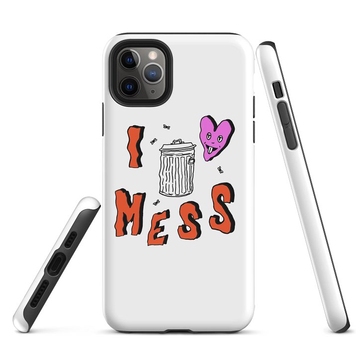 I Heart Mess iPhone Case product image (1)
