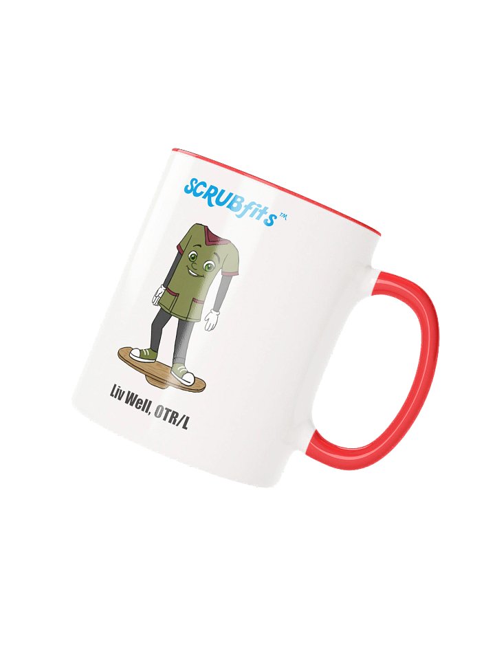 Ceramic Mug with Liv Well, OTR/L product image (2)