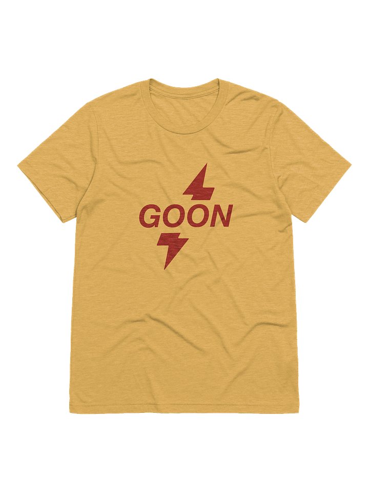 Goon Bolt Short Sleeve T-Shirt Yellow (Large Logo) product image (1)