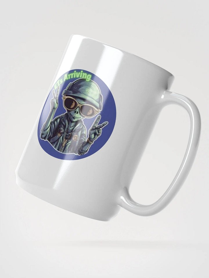 ETs Arriving Alien Peace Sign Mug product image (2)