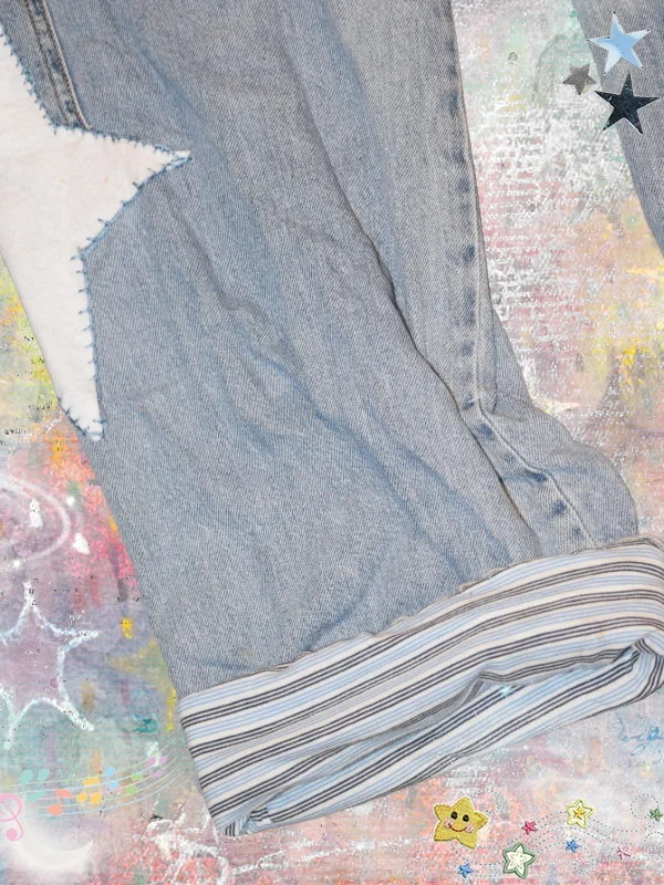 Pastel Patchwork Jeans product image (4)