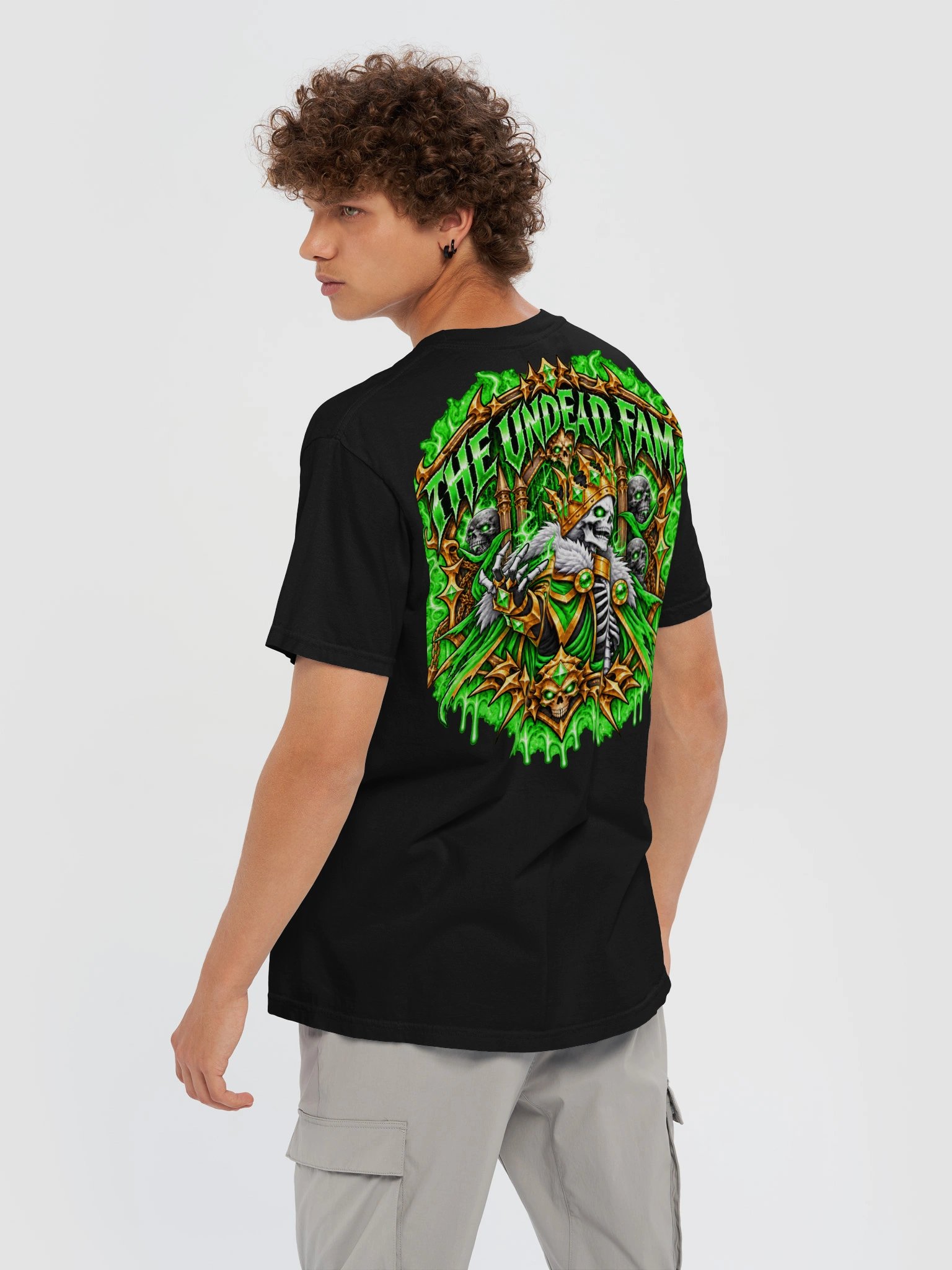 Undead and Unbothered Tee (Green) product image (6)