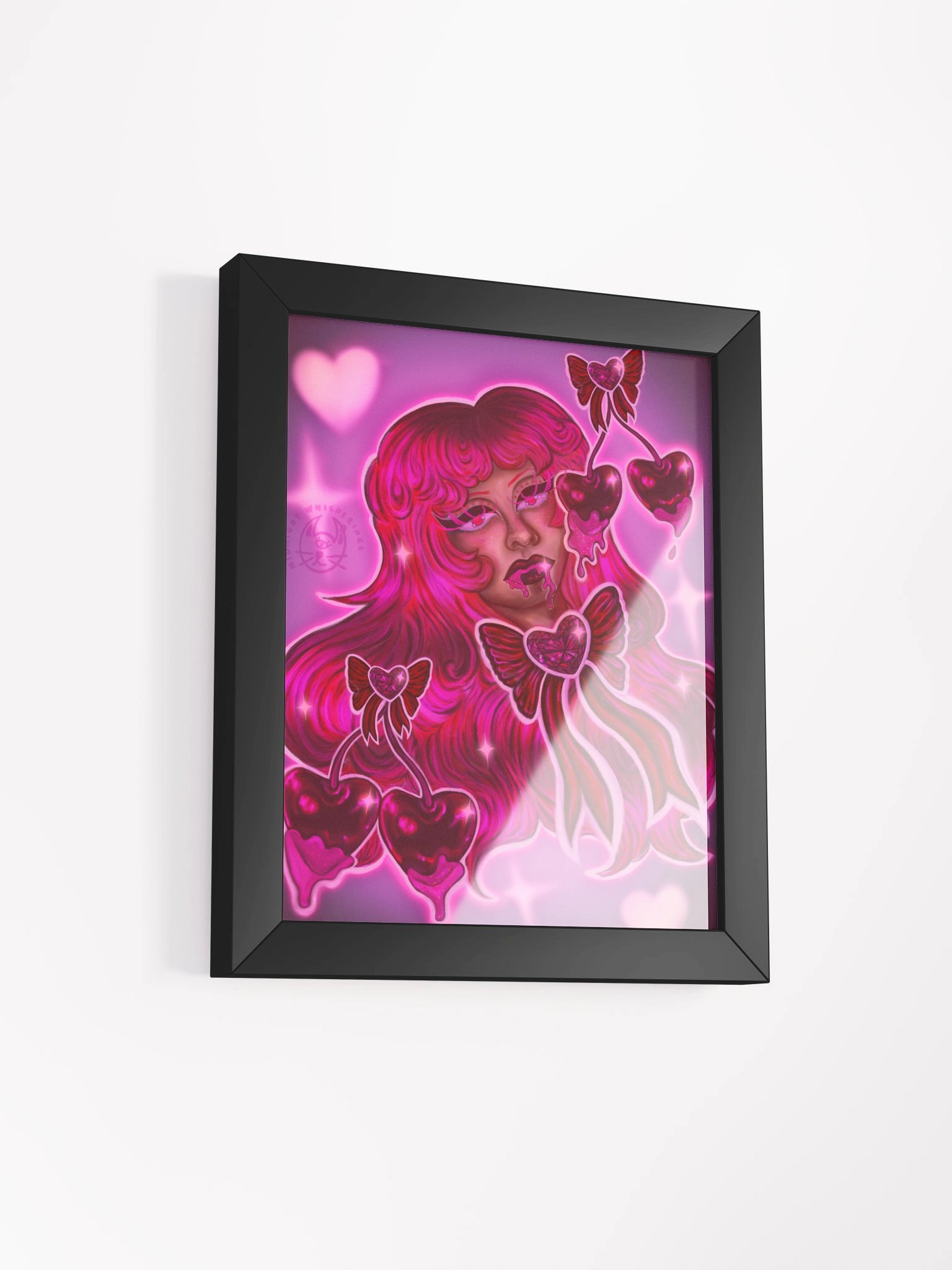 Framed Crushed💕🍒✨ Print product image (2)