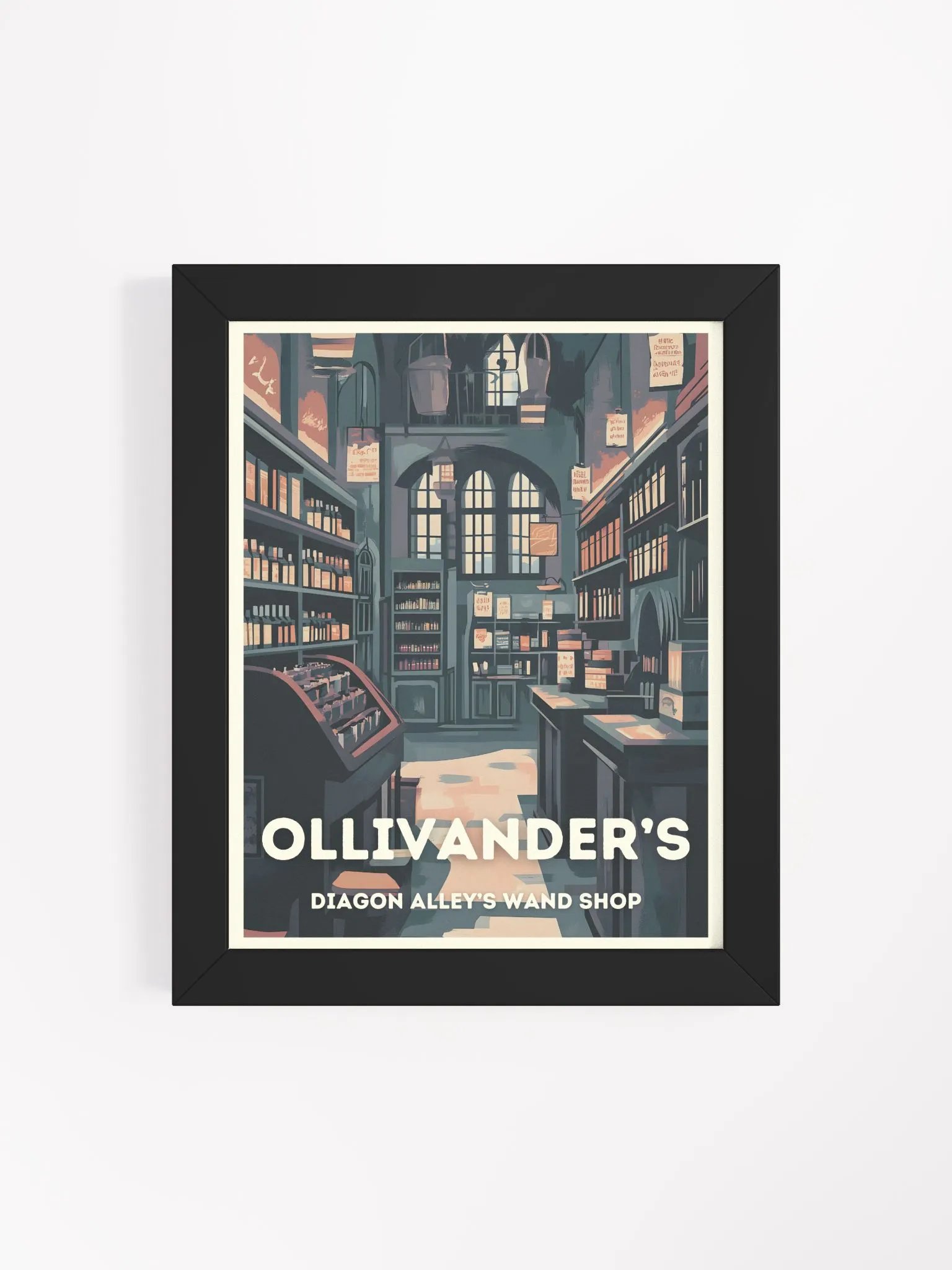 Magical Wand Shop Vintage Travel Poster product image (4)