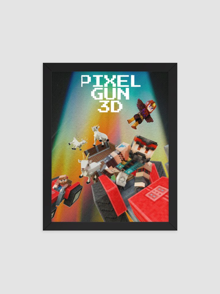 Framed Pixel Gun 3D Poster product image (2)