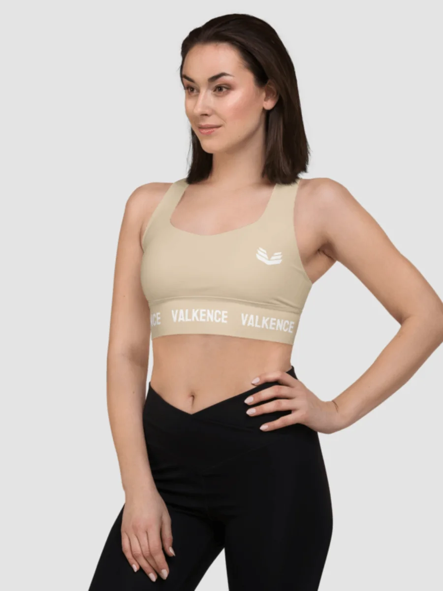 Active Longline Sports Bra - Khaki product image (4)