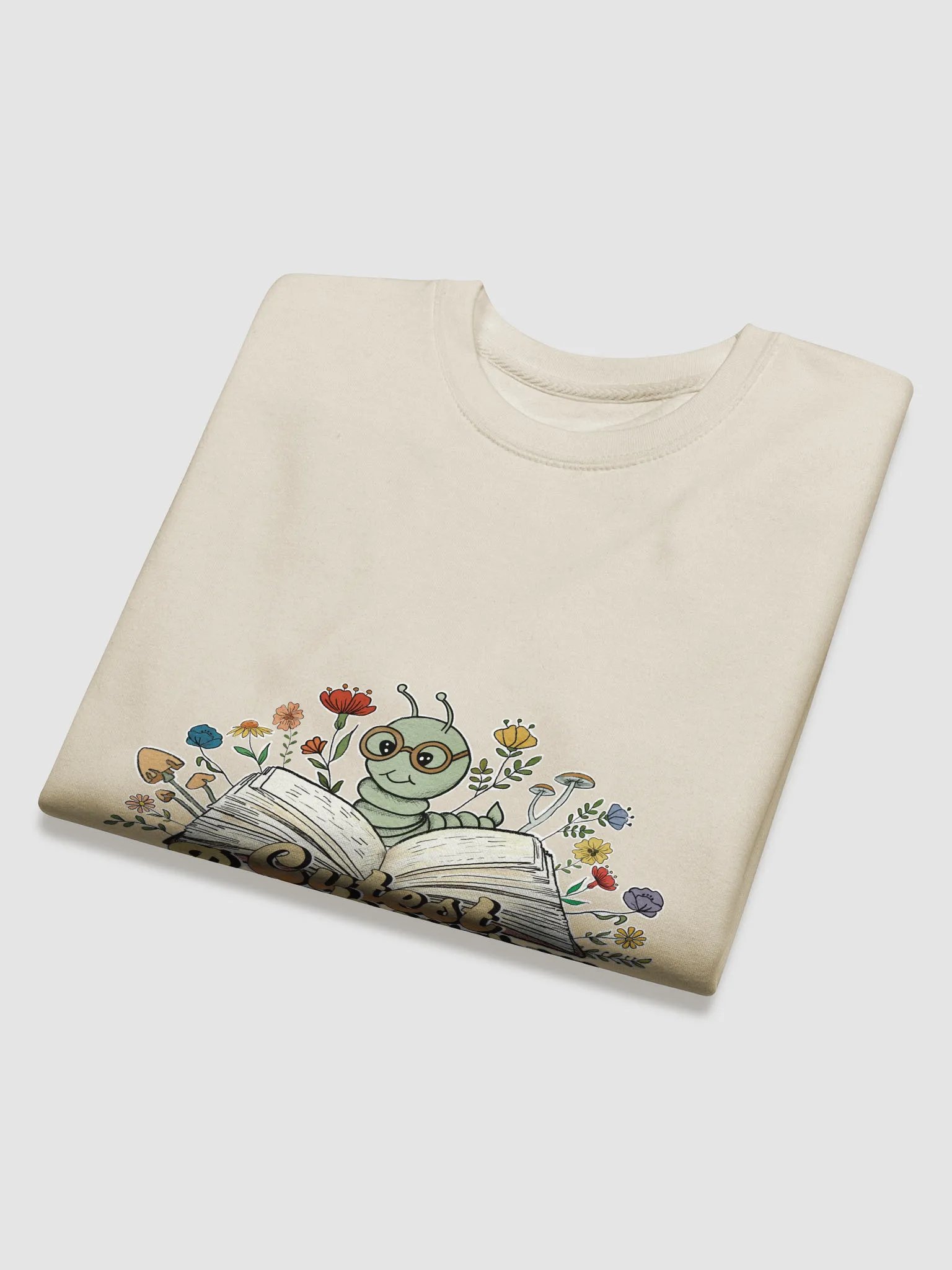 Cutest Bookworm Sweatshirt All colors - Large Print product image (4)
