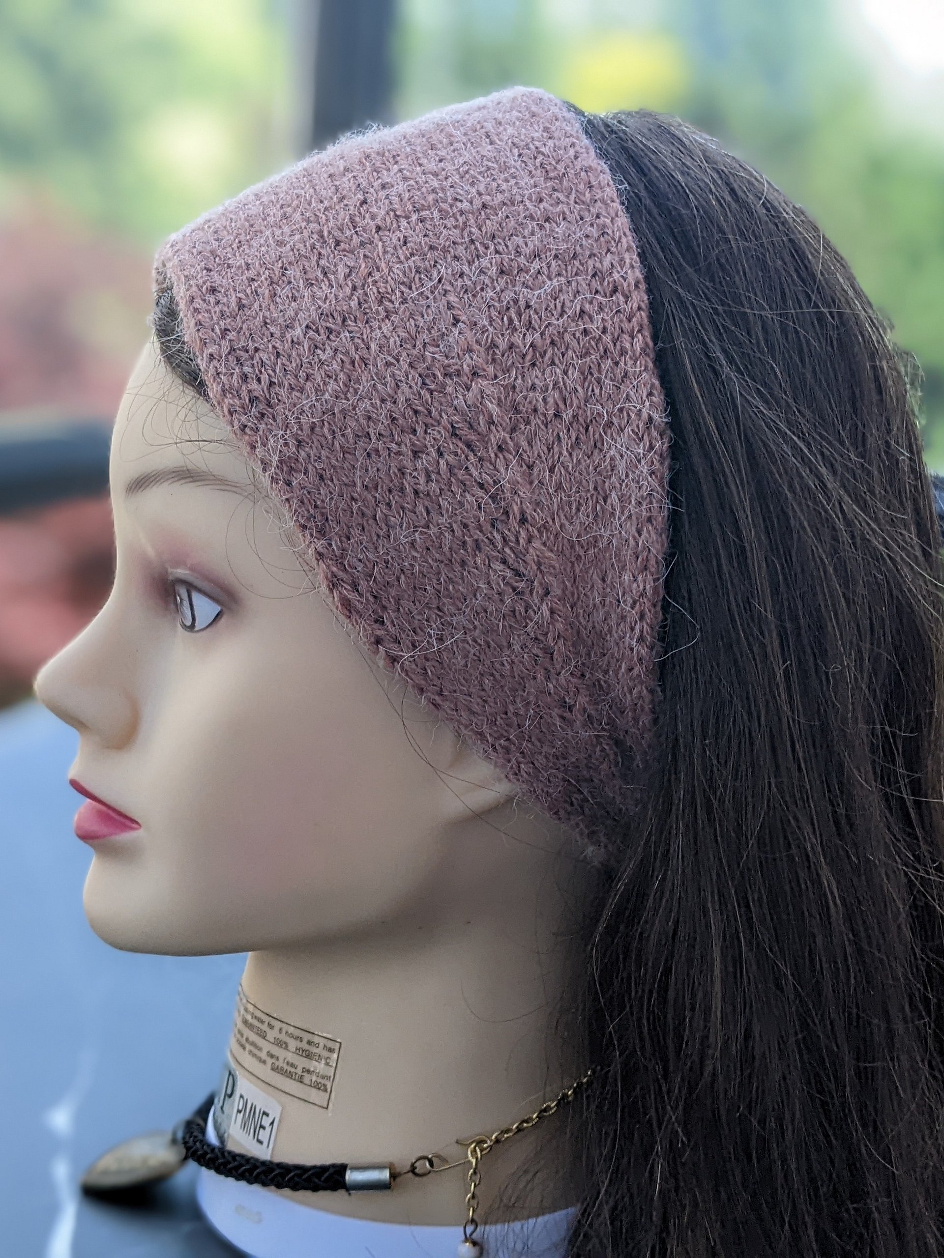 Knit Headband with Ties Pattern product image (4)