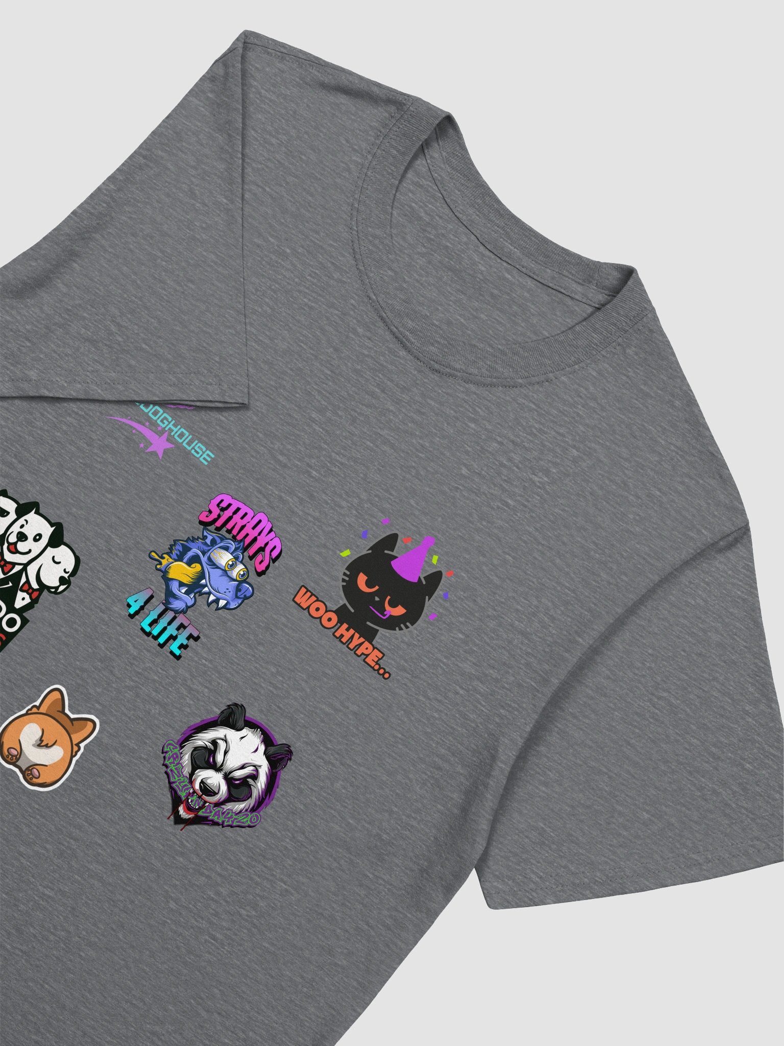 Playful Mascot Mash-Up Unisex T-Shirt product image (19)