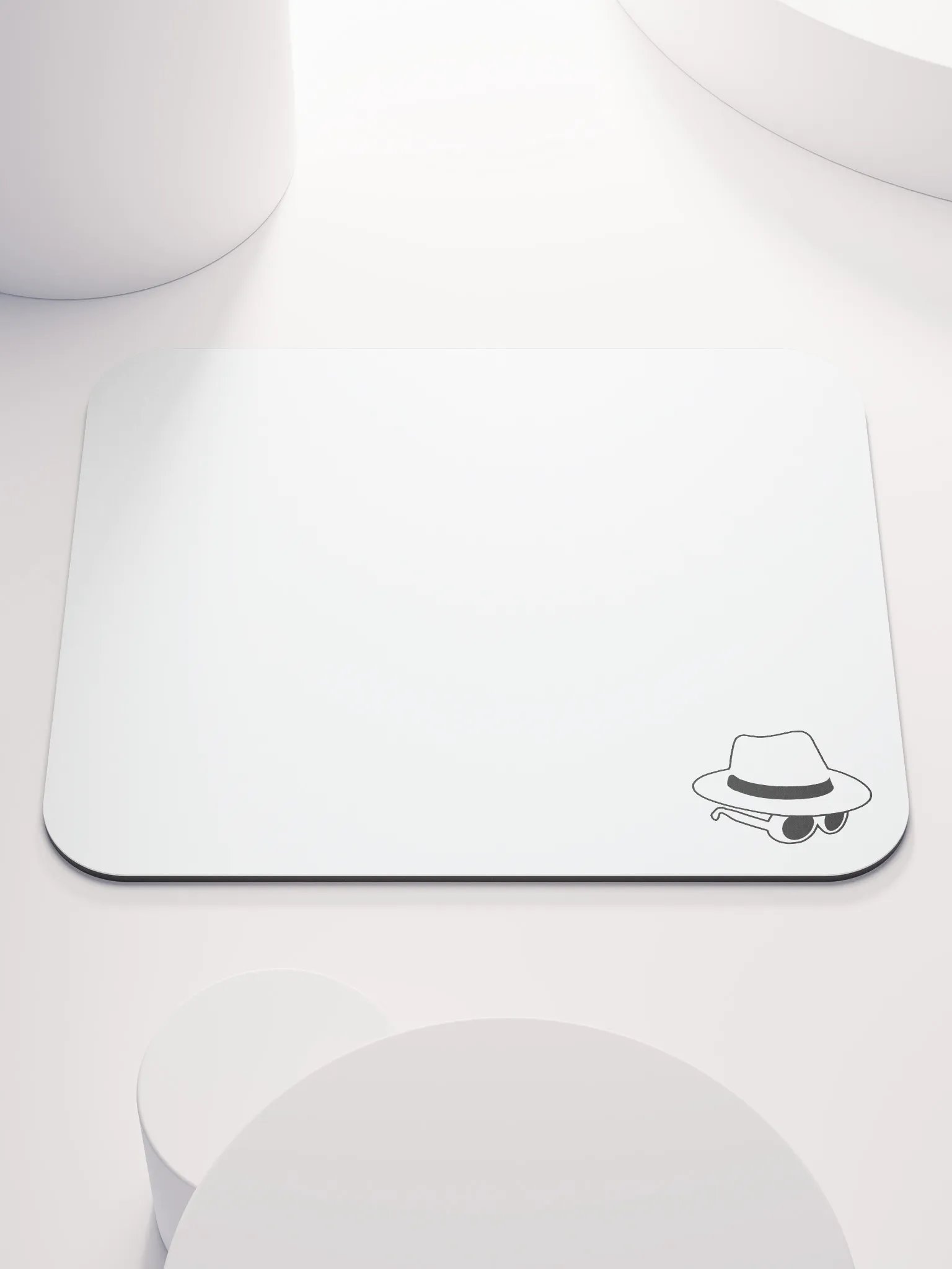 Clout Glasses & Fedora Mouse Pad product image (1)