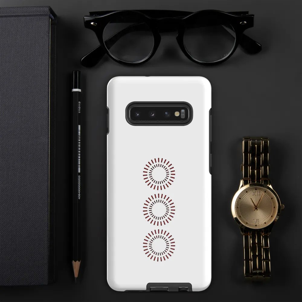 Red Circle Tough Case for Samsung® product image (51)