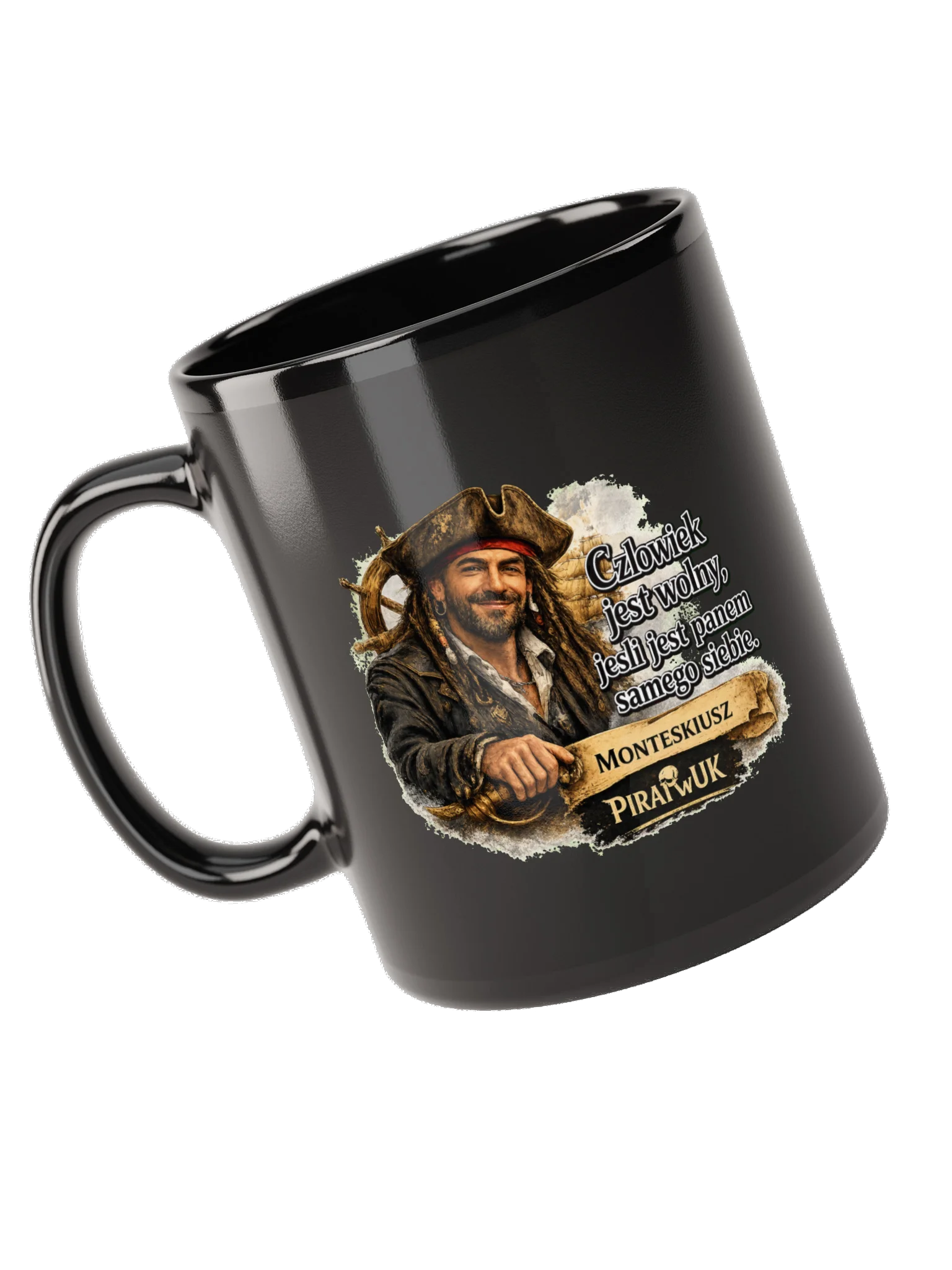Pirat w UK — Czarny Kubek product image (5)