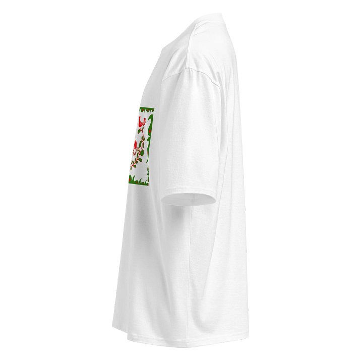 Hungarian Folk-Inspired Symmetry Oversized Tee product image (2)