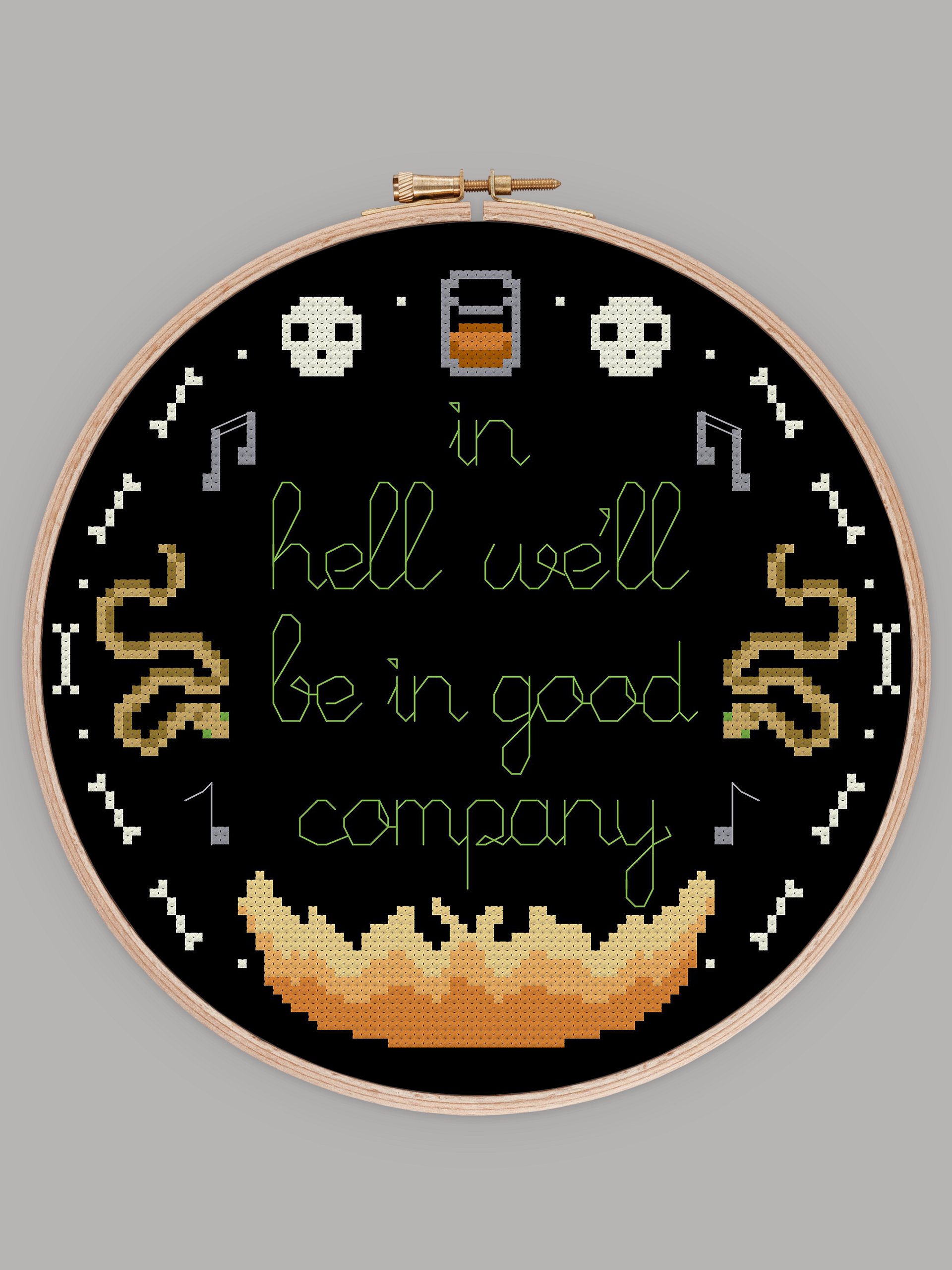 We'll Be In Good Company - Digital Cross Stitch Pattern product image (1)