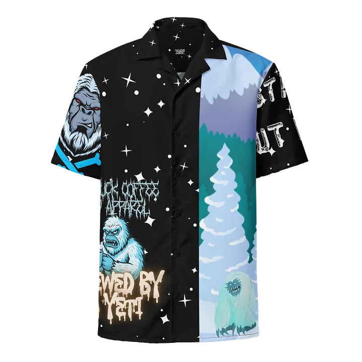 Killed by a Yeti Brewed by a Yeti Hawaiian Shirt product image (1)