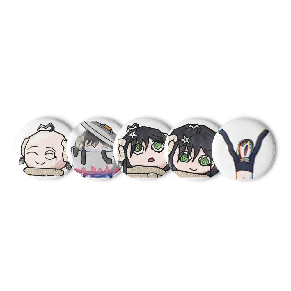 Emotes Pin Button Set product image (2)