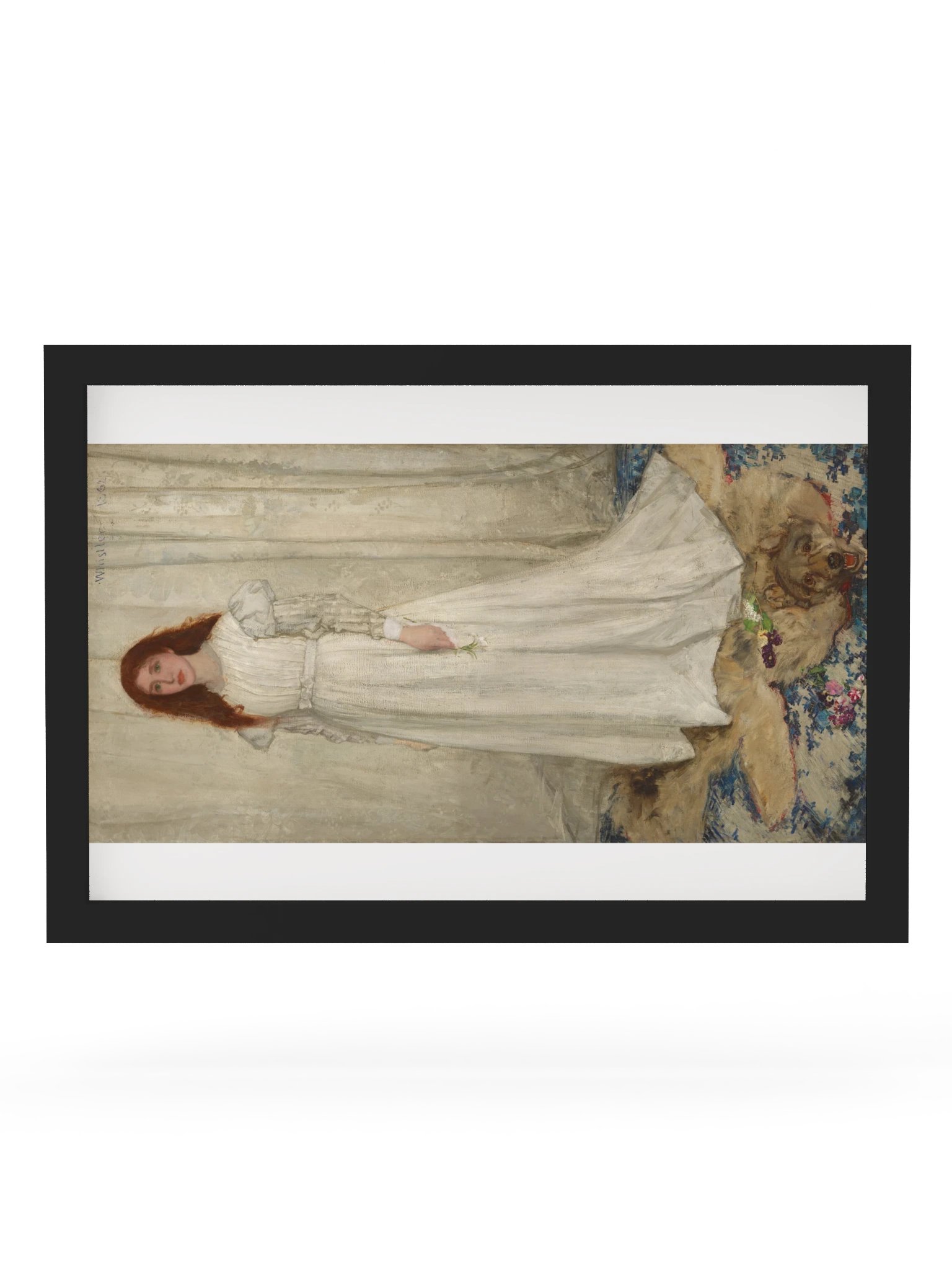 Whistler, Symphony in White, No. 1: The White Girl Fine Art Print product image (6)