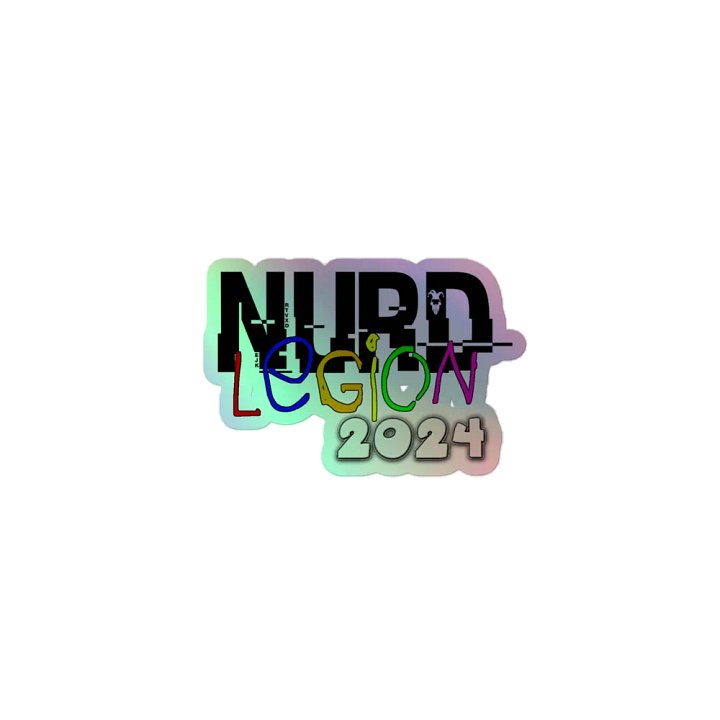 NurdLegion - Crayon Holo Sticker product image (1)