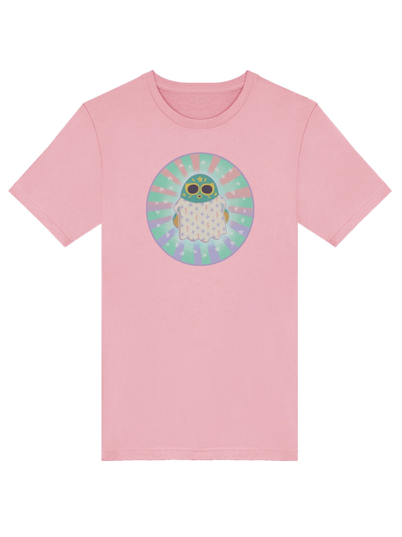 Pastel Little Ghost Luchador - T-Shirt product image (4)