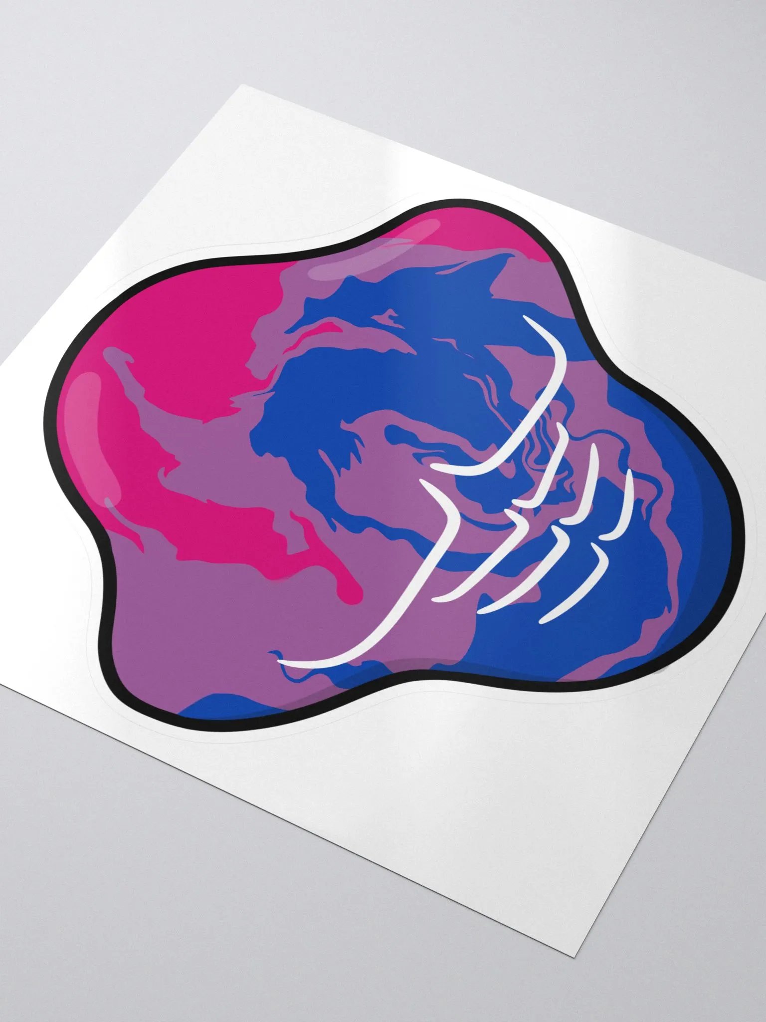 Bisexual Buff Tato Sticker product image (3)