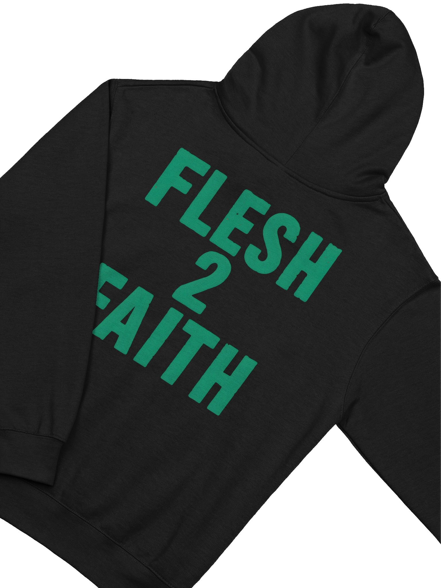 From Flesh 2 Faith — Logo Hoodie (Green) product image (4)