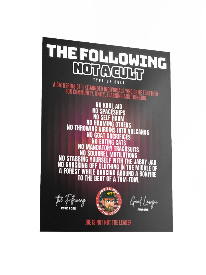The Following Matte Poster product image (1)