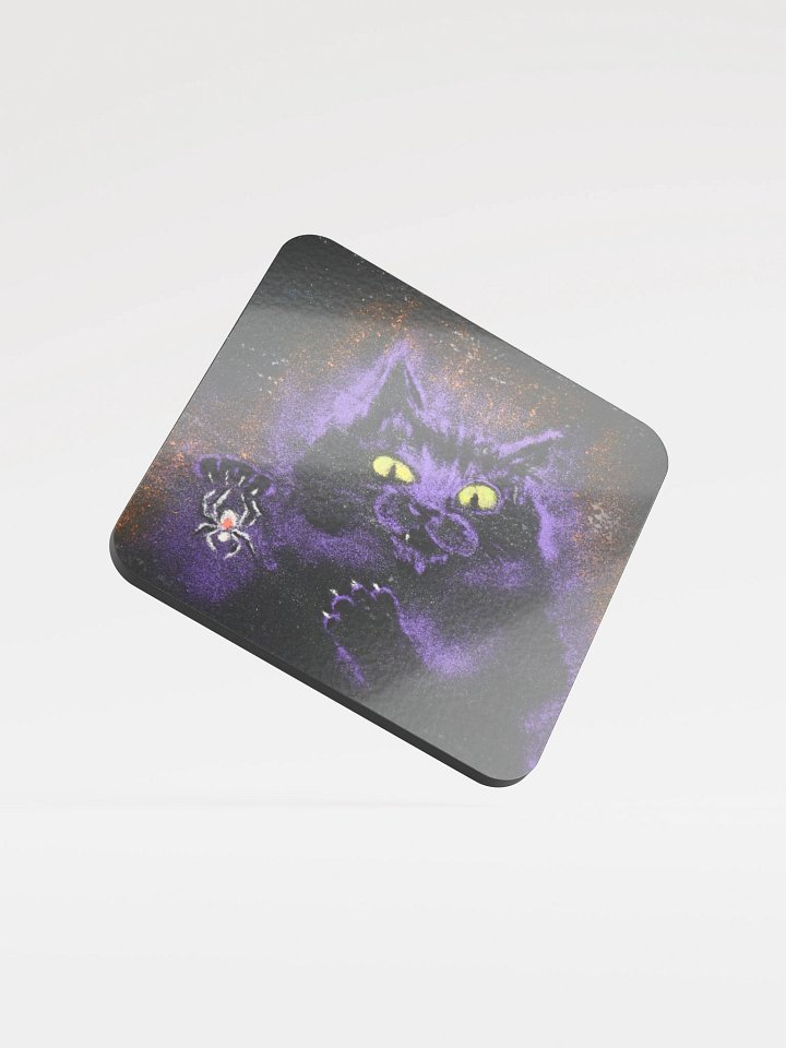 Purple Cat Coaster product image (1)