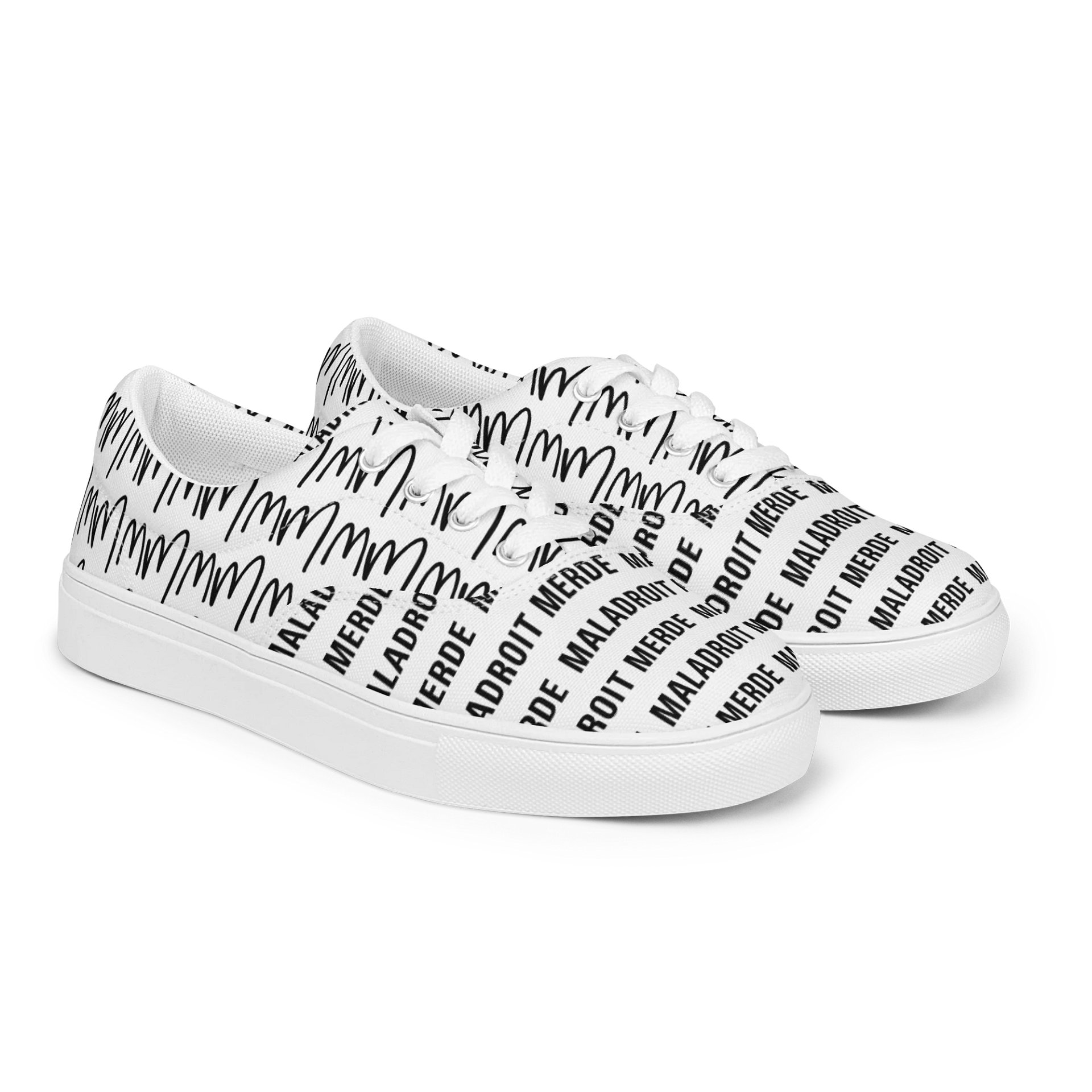 MALADROIT MERDE LACED UP CANVAS SHOES product image (2)