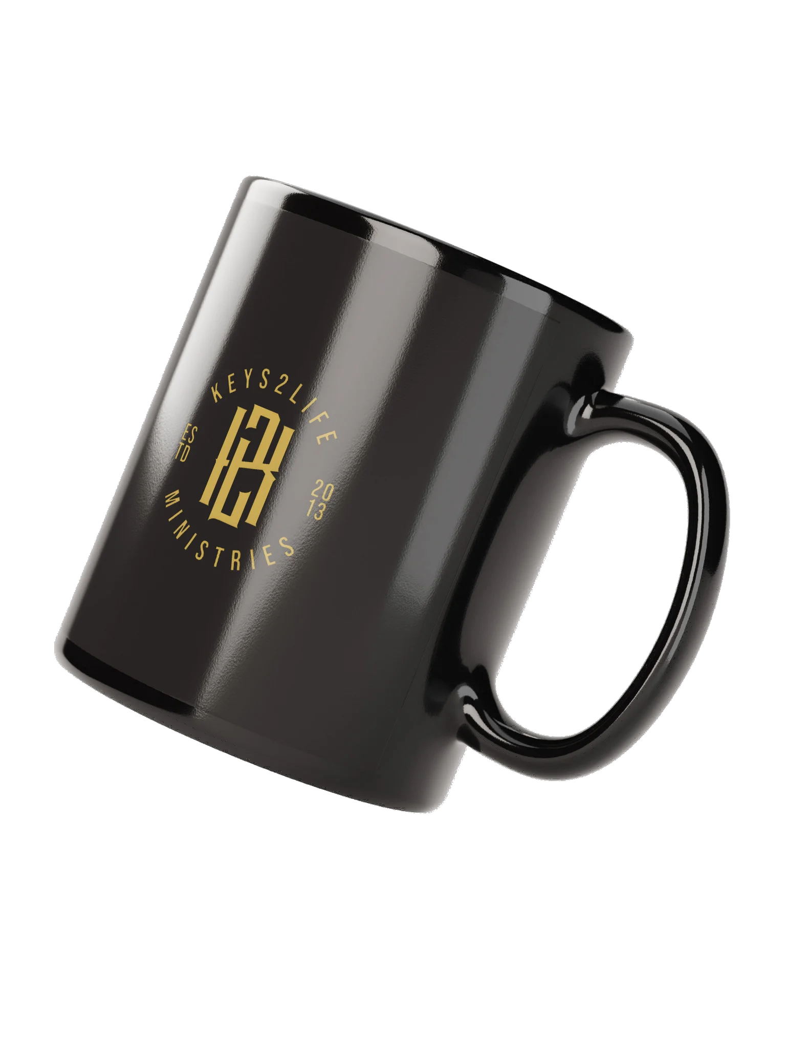 Keys2Life Ministries Gold Logo Mug product image (8)