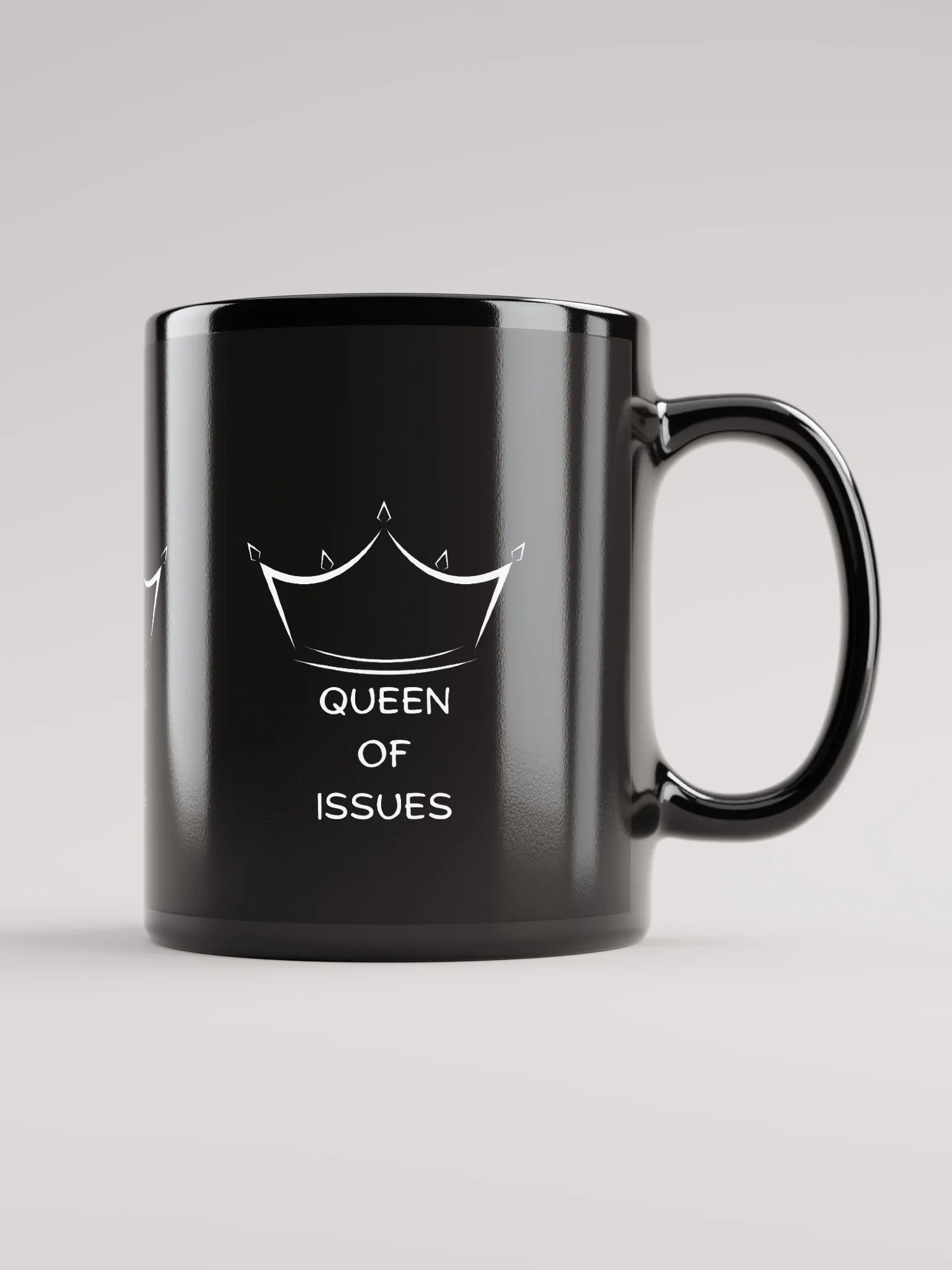 Queen Of Issues Mug-Black product image (2)