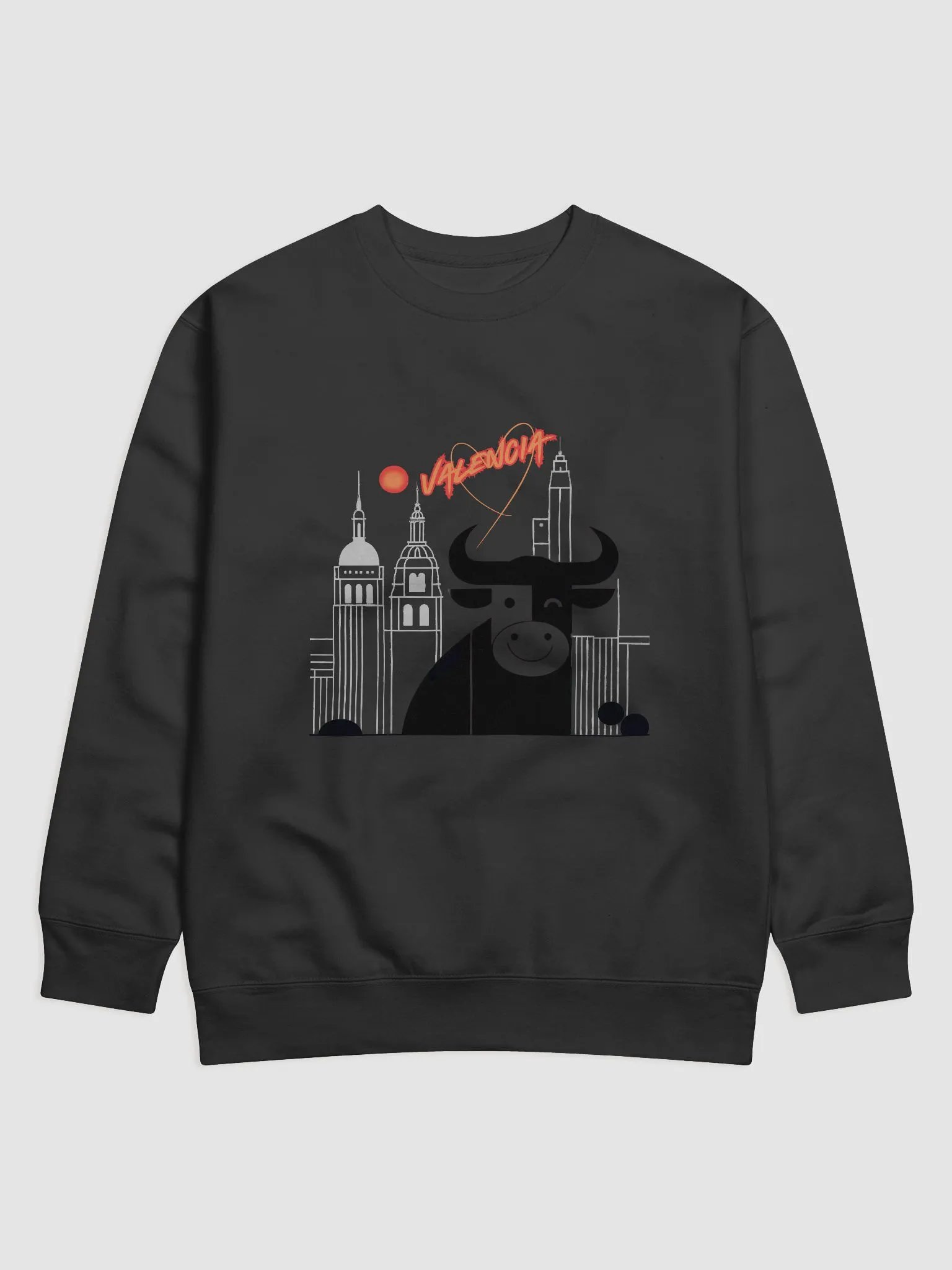 Valencia Skyline Love Sweatshirt product image (1)