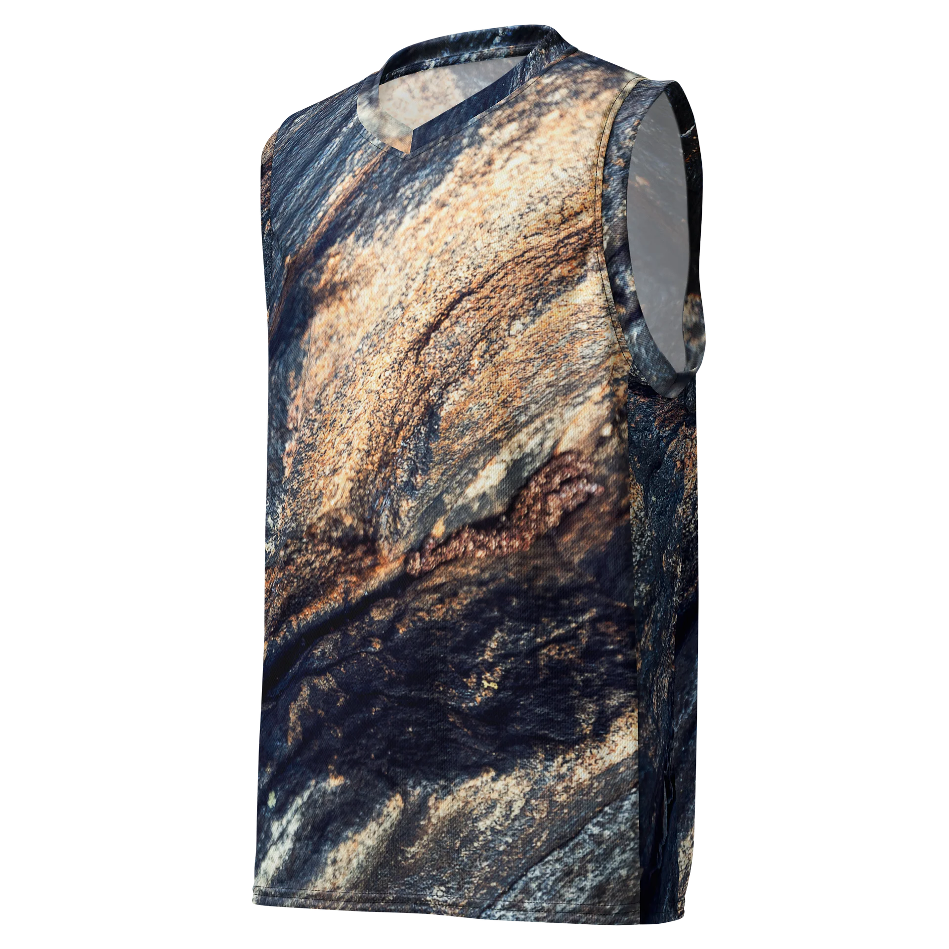Obsidian Vein All-Over Print Recycled Unisex Basketball Jersey product image (1)