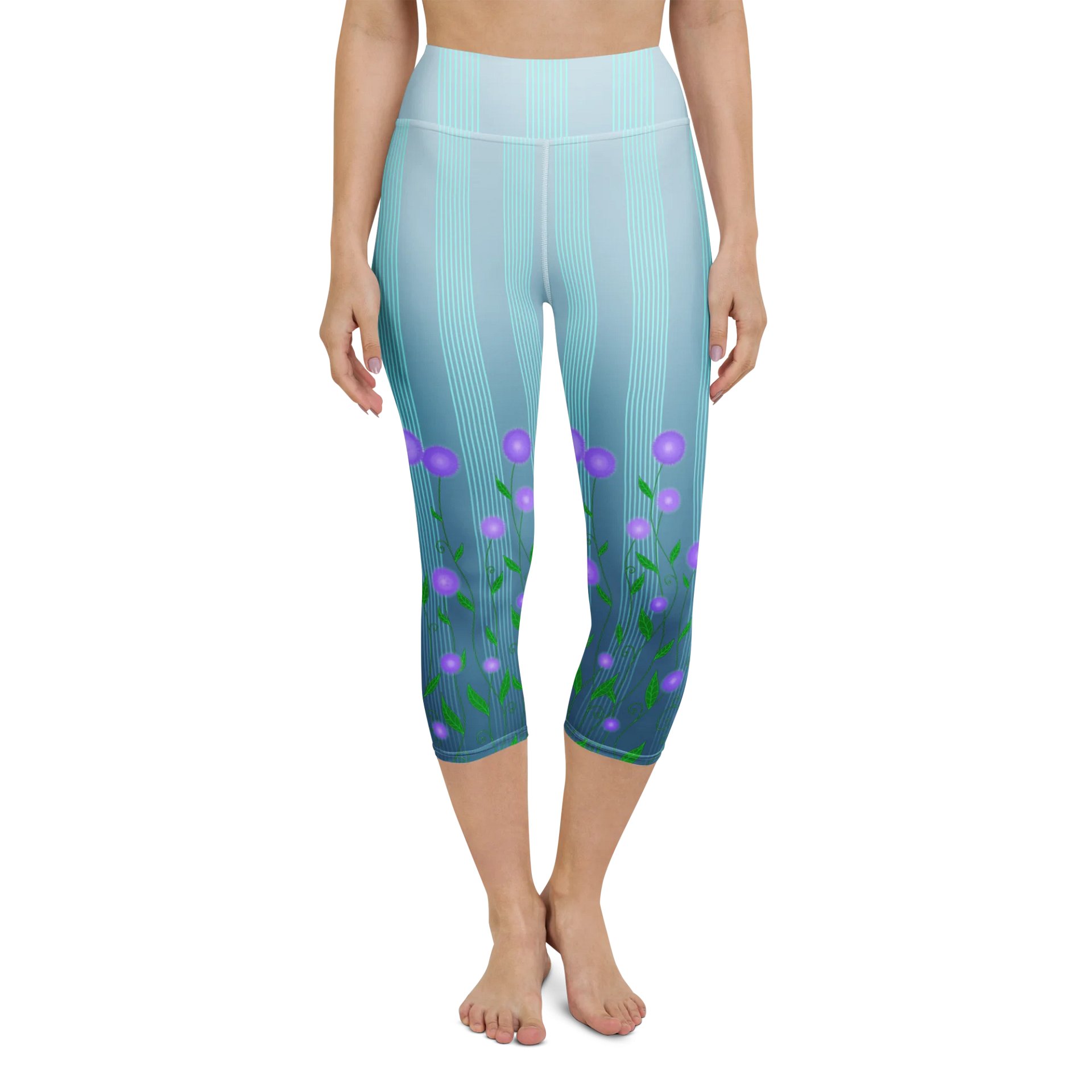 Spring Blooms Capri Leggings product image (4)