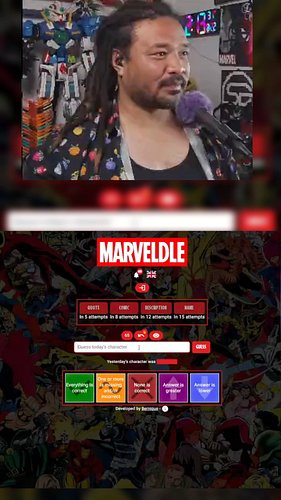 Comic Marveldle for Aug 21 - This one has so much history that I forgot it all. lol #comic #marvel #marveldle