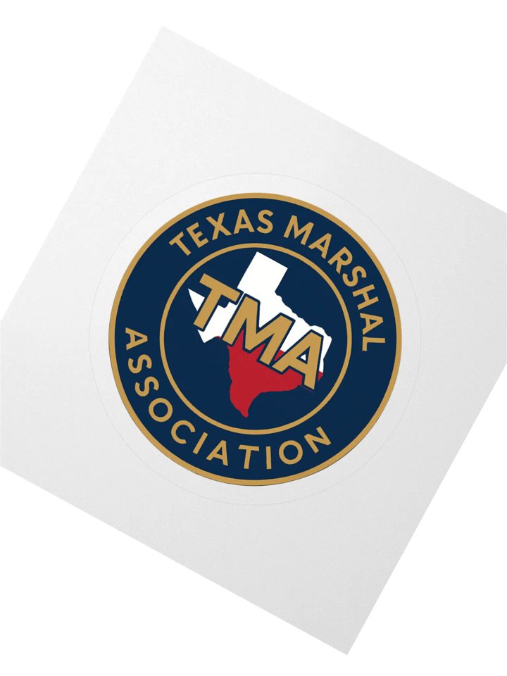 Texas Marshal Association Emblem Stickers product image (4)
