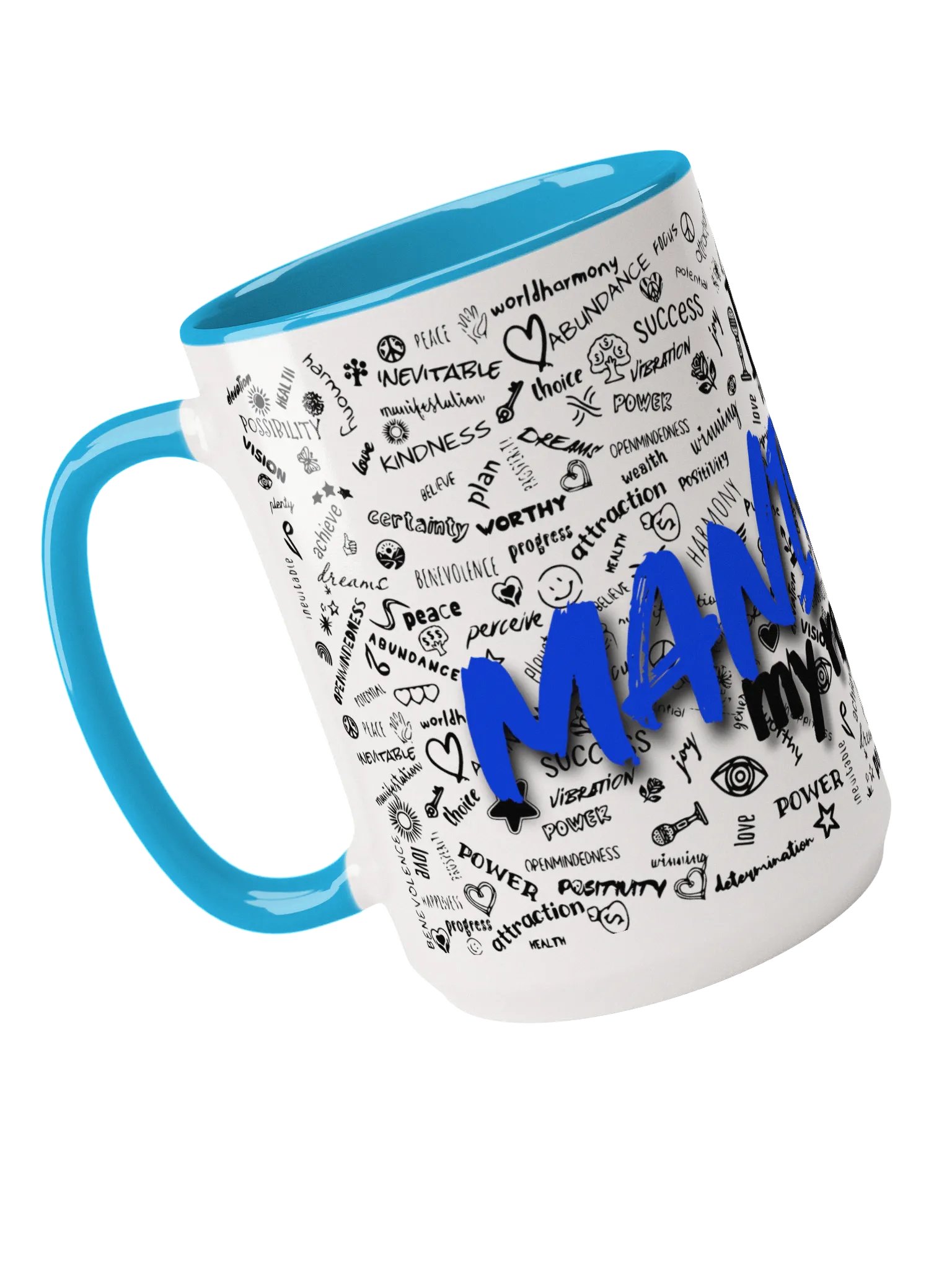 Manifest Your Reality Mug, Blue product image (3)