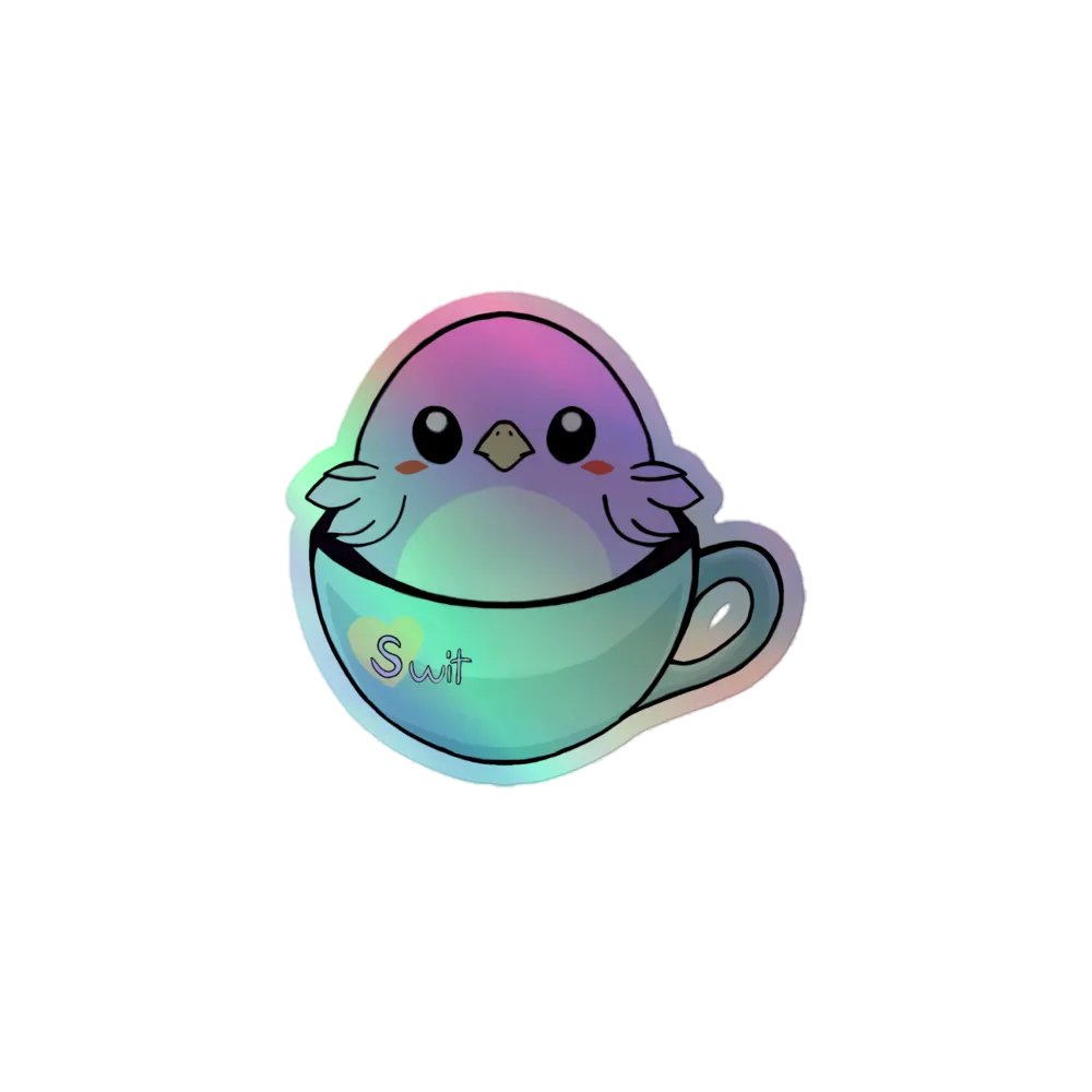 Swit Finch Logo | Holo Sticker product image (1)