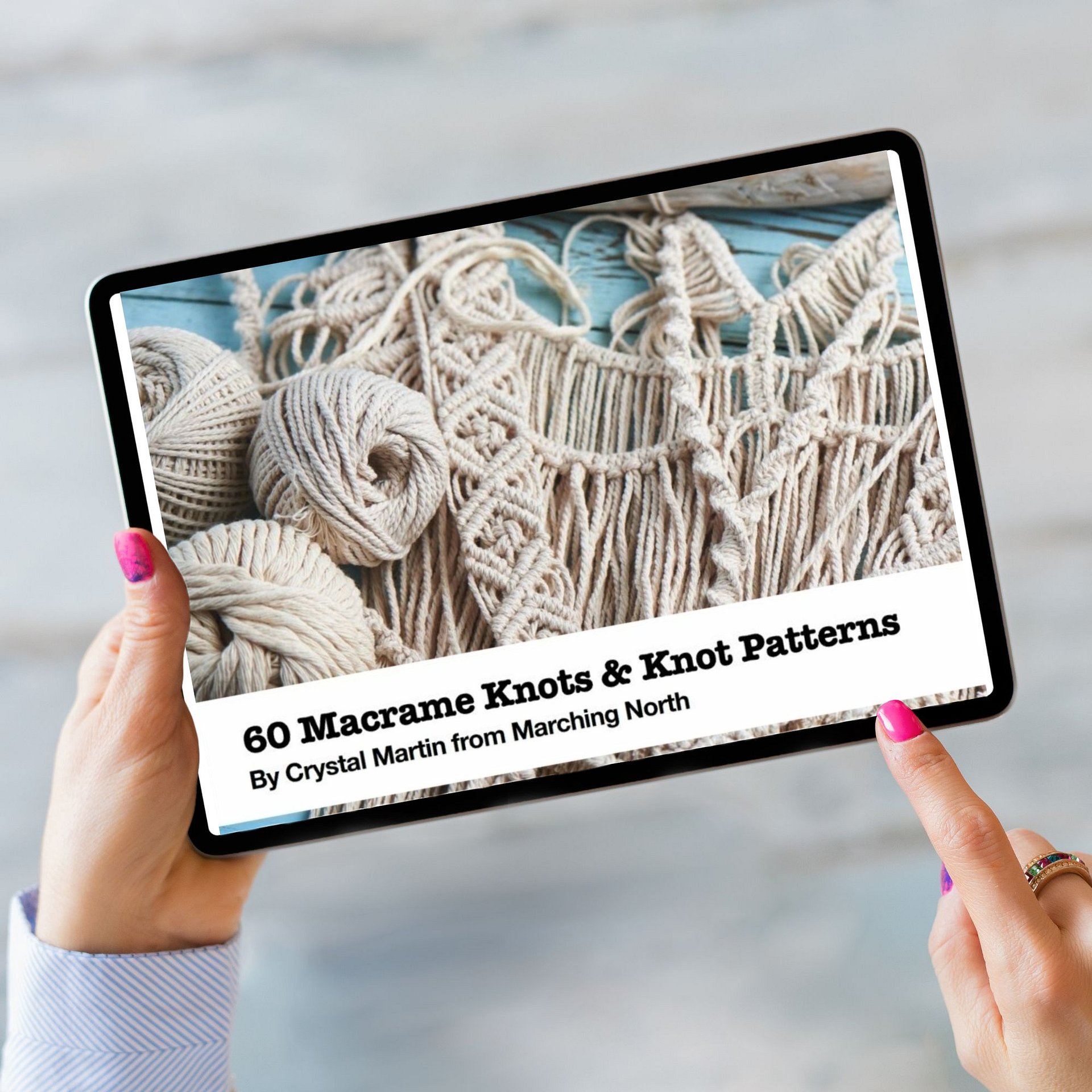 60 Macrame Knots & Knot Patterns ebook product image (1)