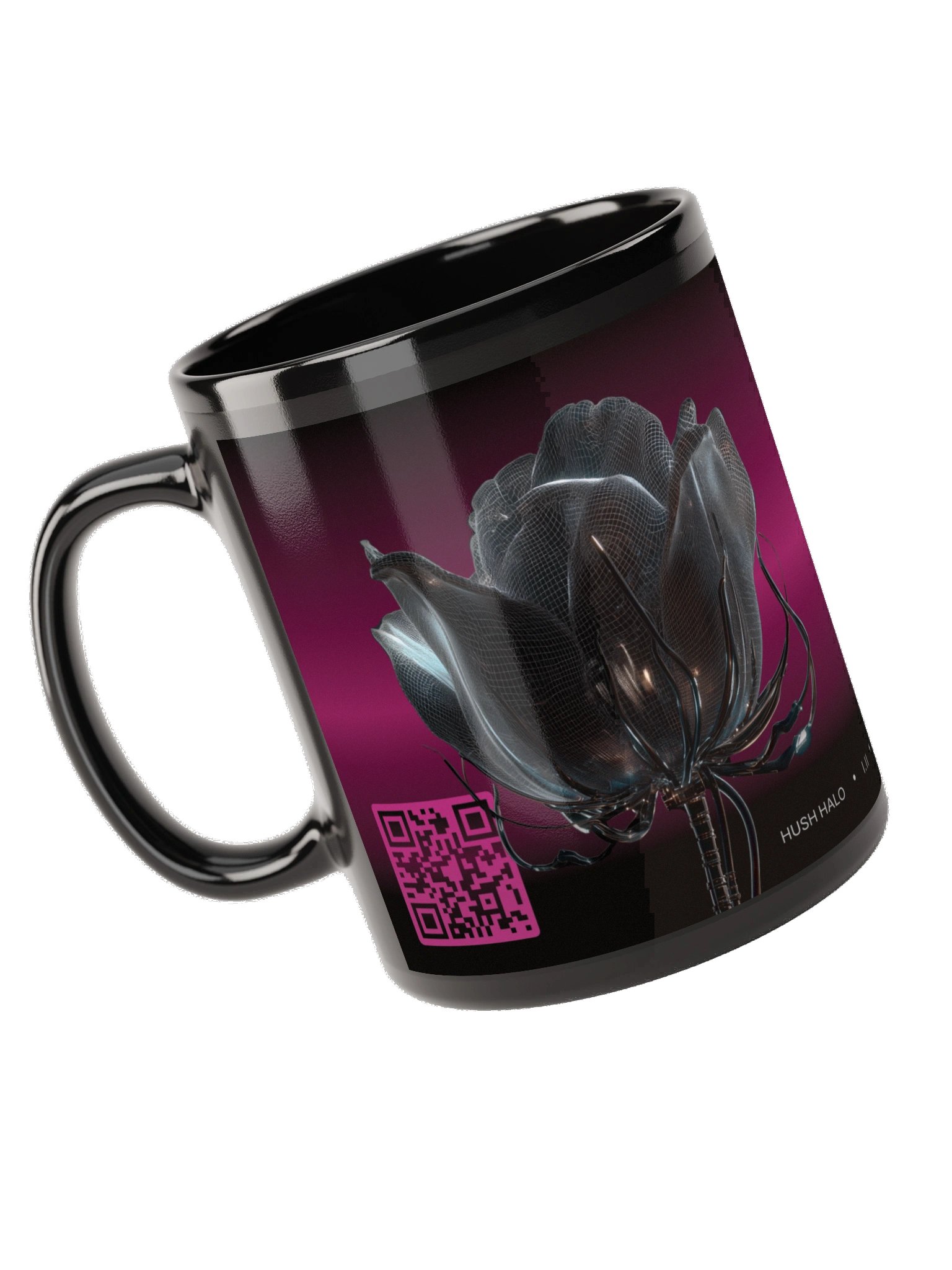 Rendering Humanity, Black Glossy Mug + Daily Poetry Experience [AUDIO] product image (6)