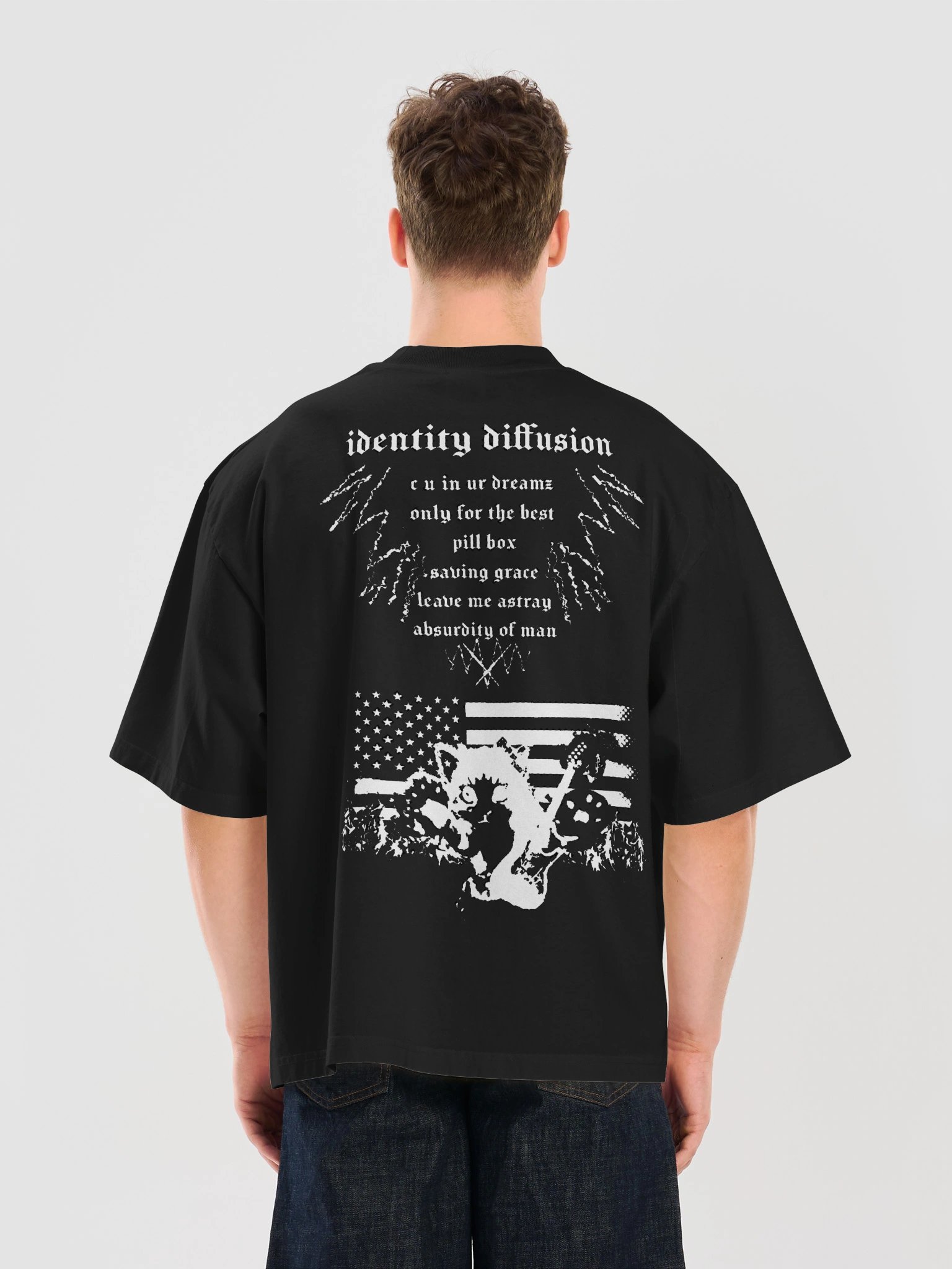 Zombiwebz "identity diffusion" Tee product image (6)