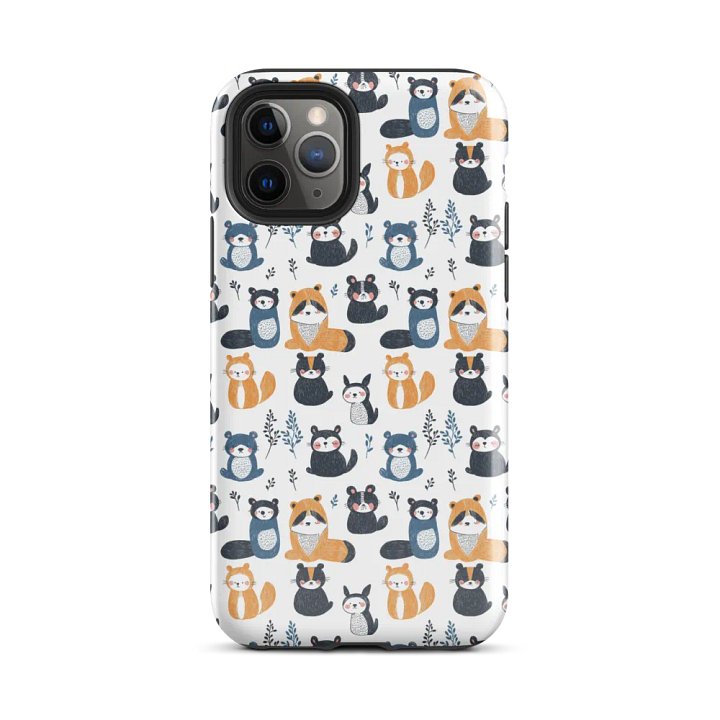 Cute Woodland Critters iPhone Tough Case product image (49)